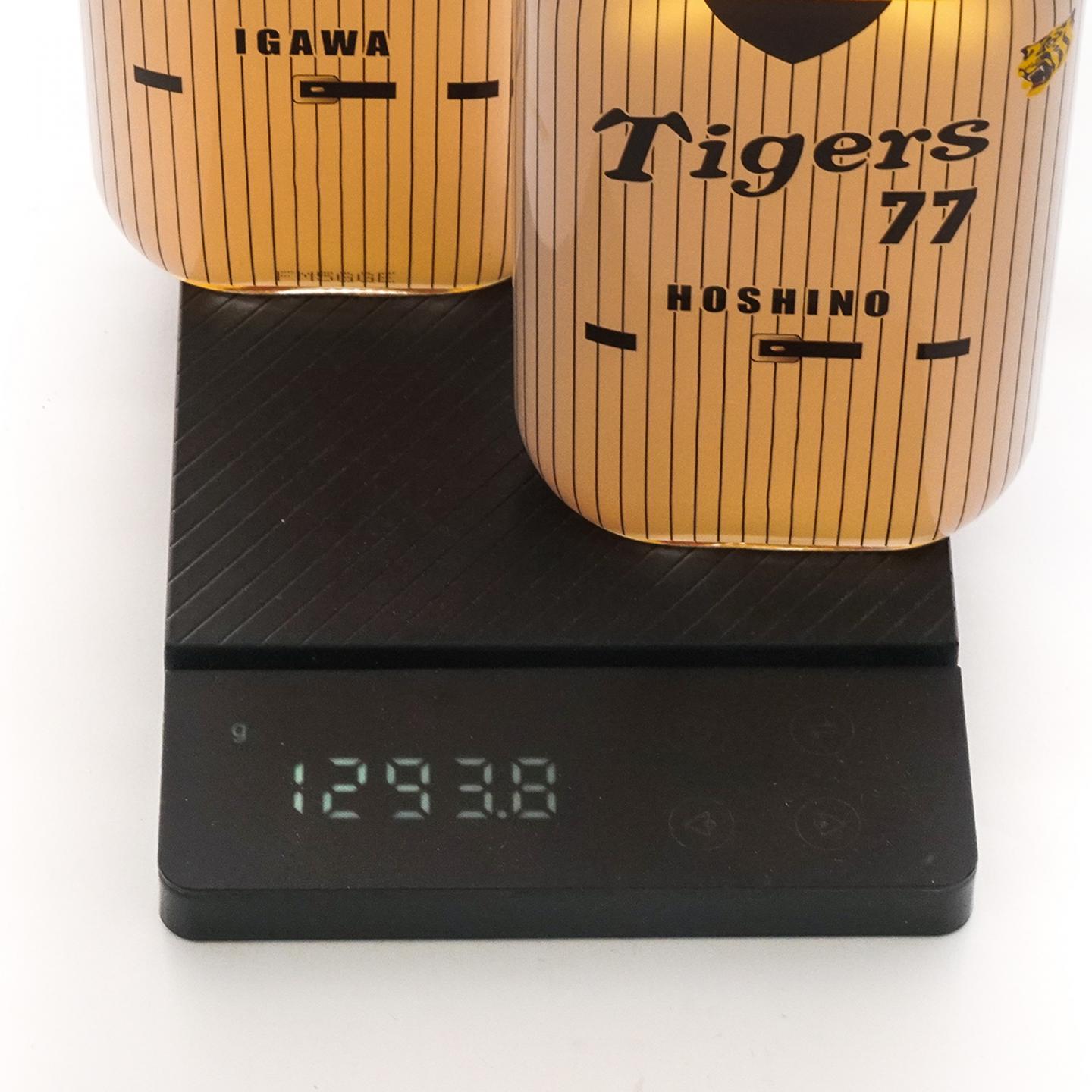 轻井泽 阪神虎队2003夺冠纪念 6/7/29/77号球员 4瓶组*360ml