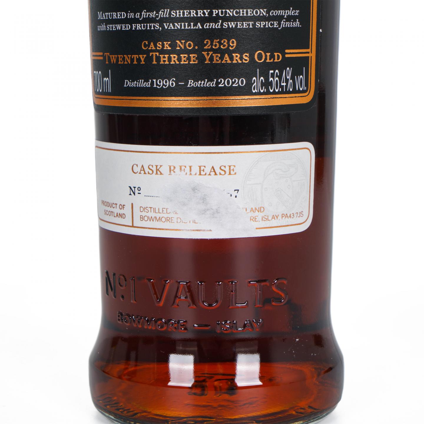 Bowmore 波摩 23年 1996-2020 初填雪莉桶#2539 700ml