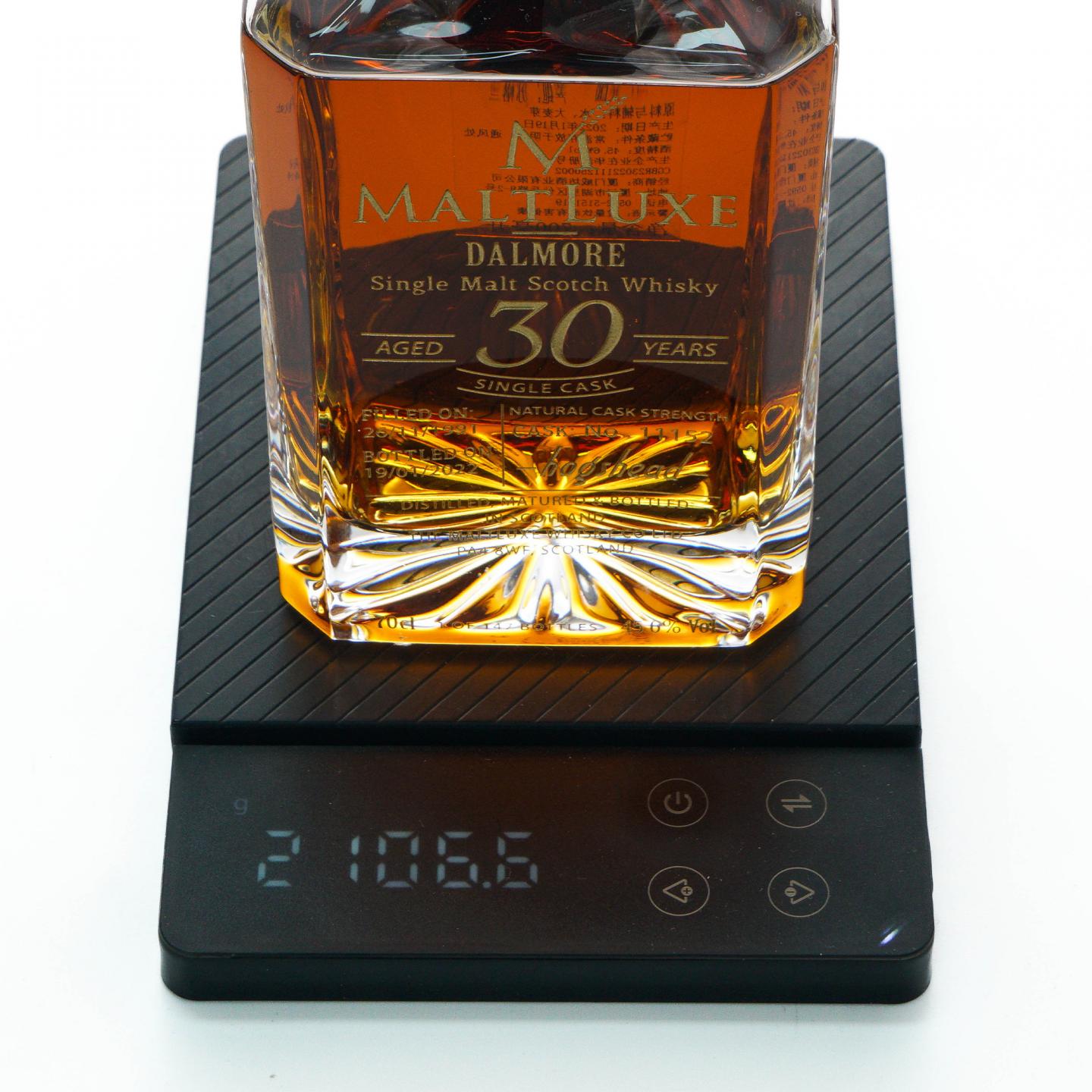 Dalmore 达尔摩 30年 1991-2022 单桶#11152 桶强