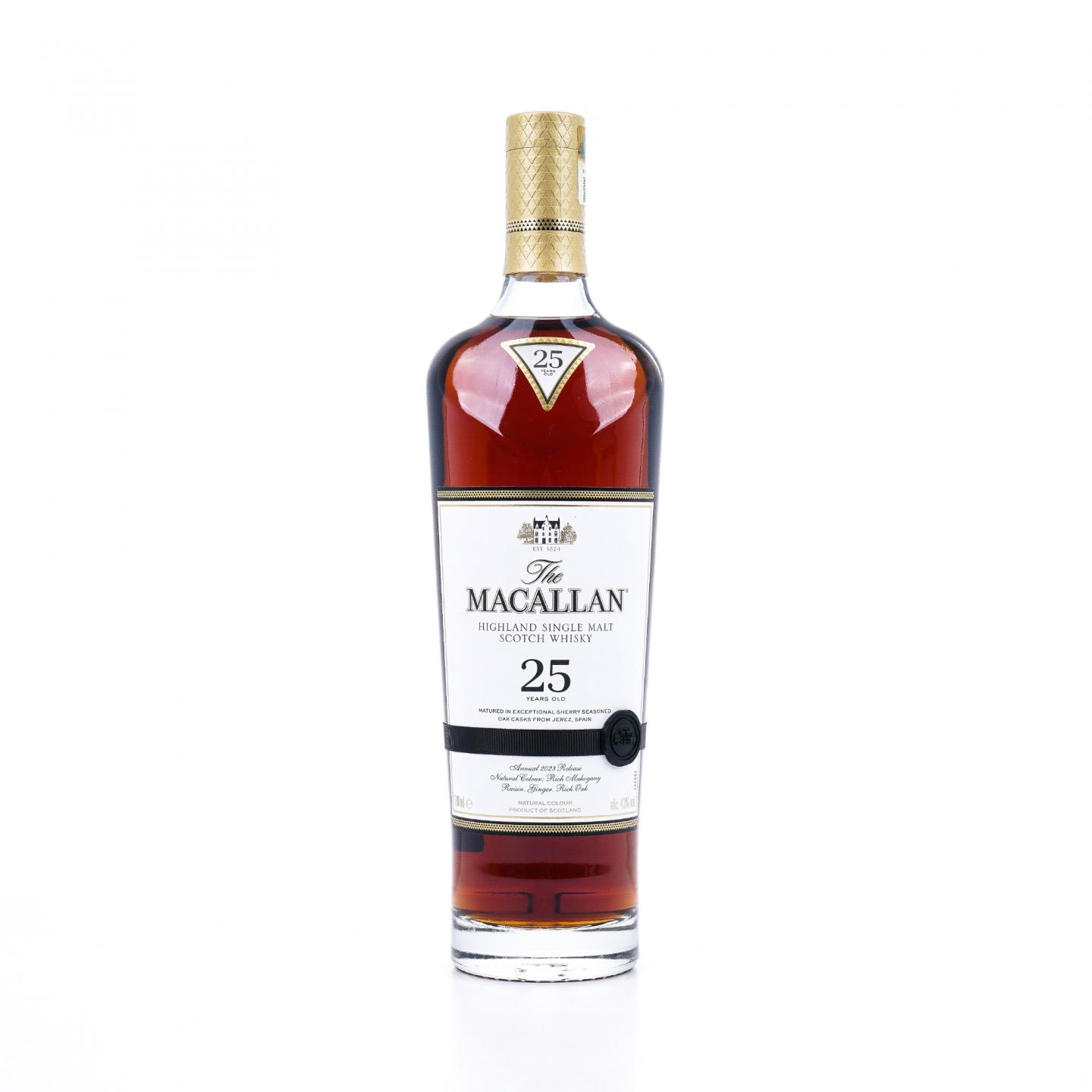 【附X光图】Macallan 麦卡伦 25年 2023 黑腰带 行货