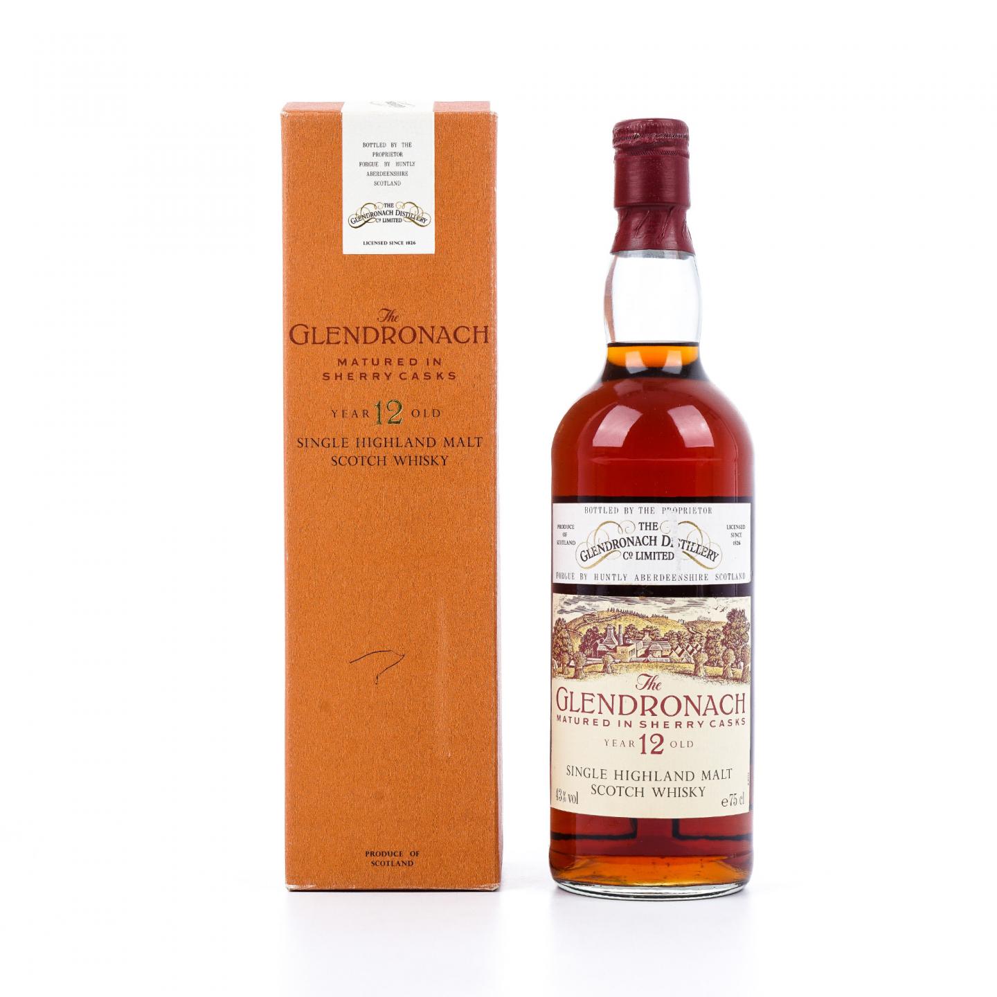 Glendronach 格兰多纳 12年 雪莉桶 750ml