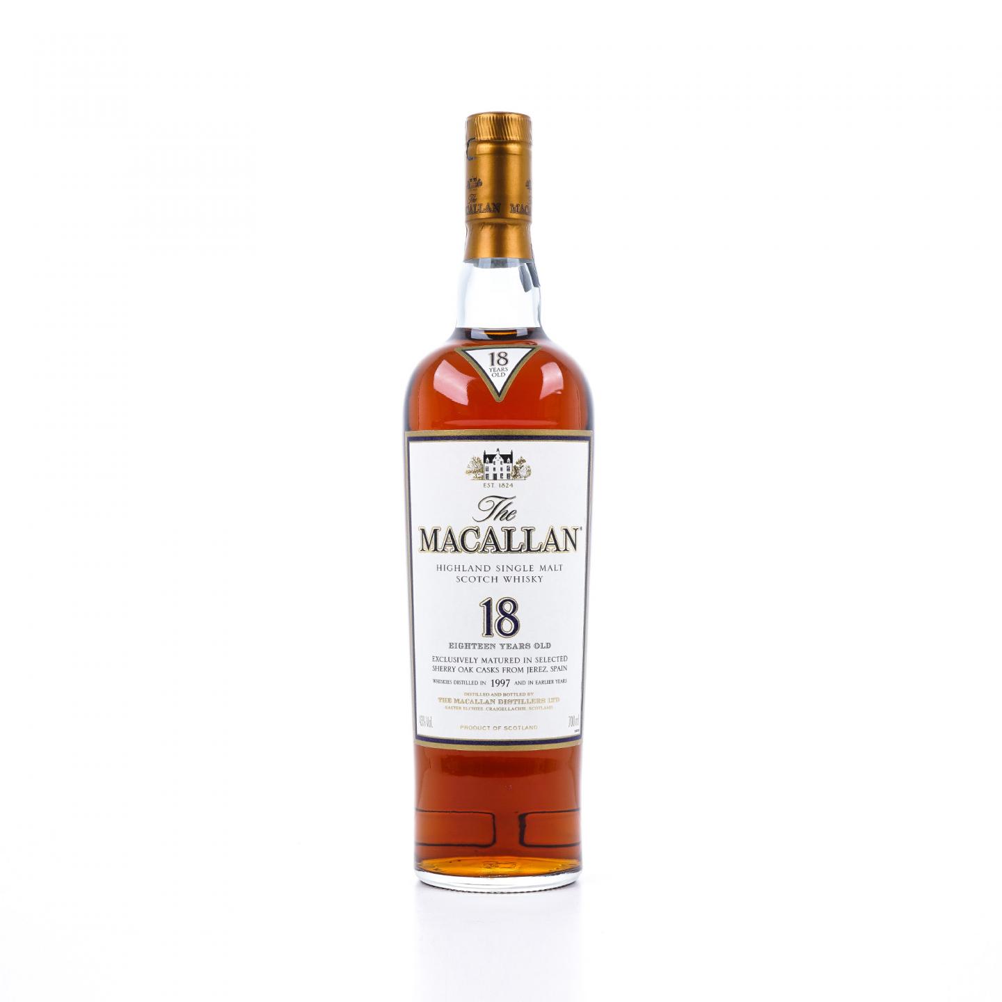Macallan 麦卡伦 18年 1997 雪莉桶