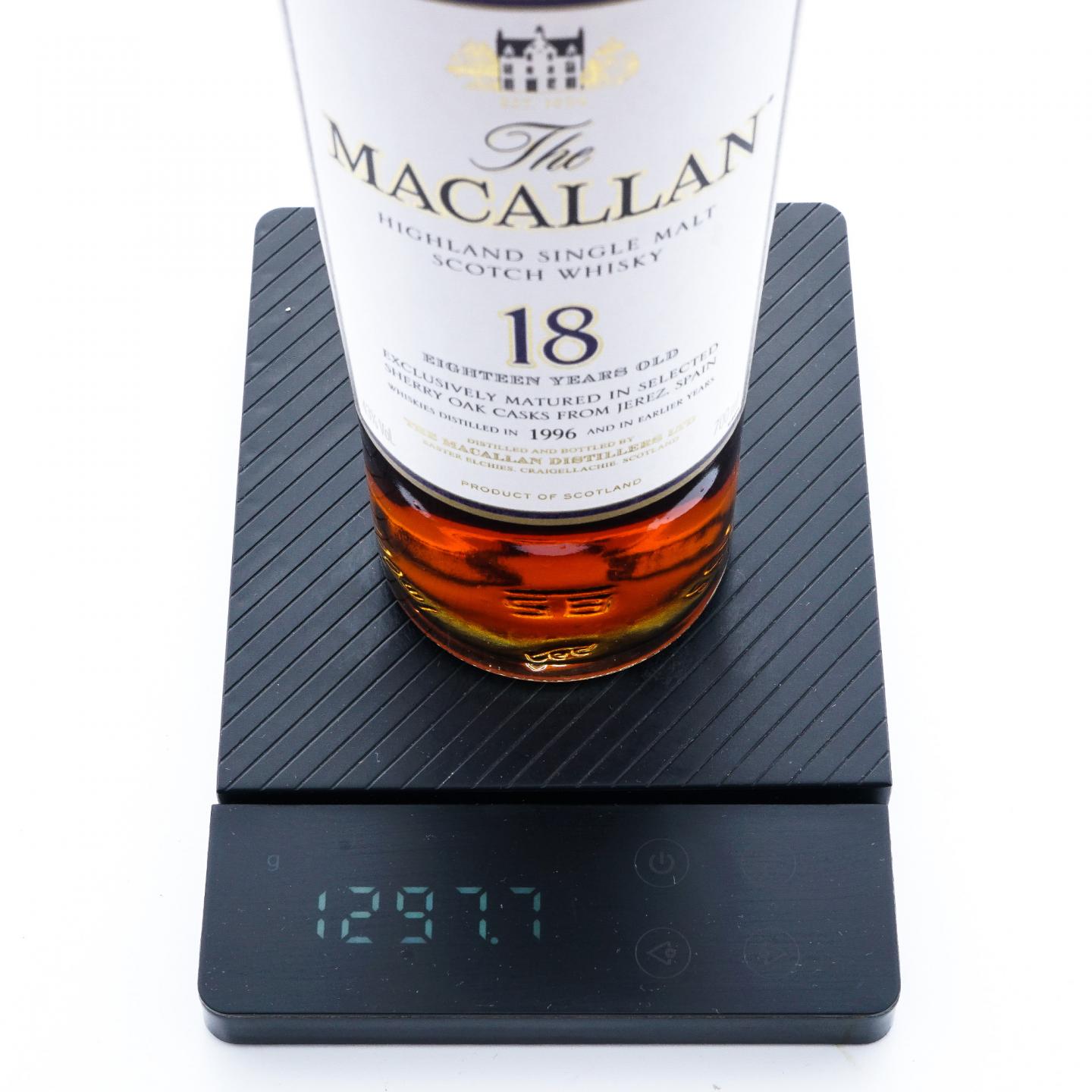 Macallan 麦卡伦 18年 1996 雪莉桶