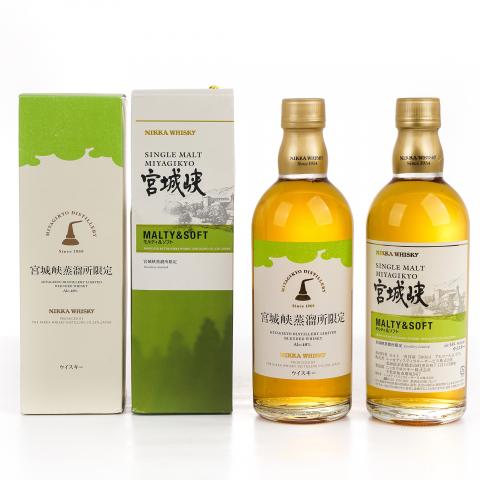 宫城峡蒸馏所限定Malty & Soft 单麦/调和 500ml 2支组