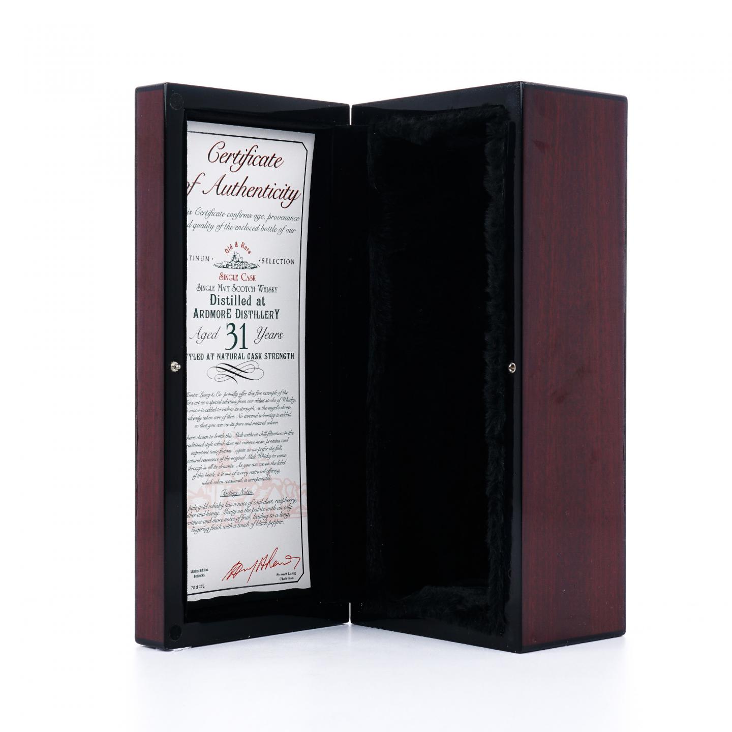 Ardmore 阿德摩尔 31年 1988-2019 单桶 Old & Rare HL