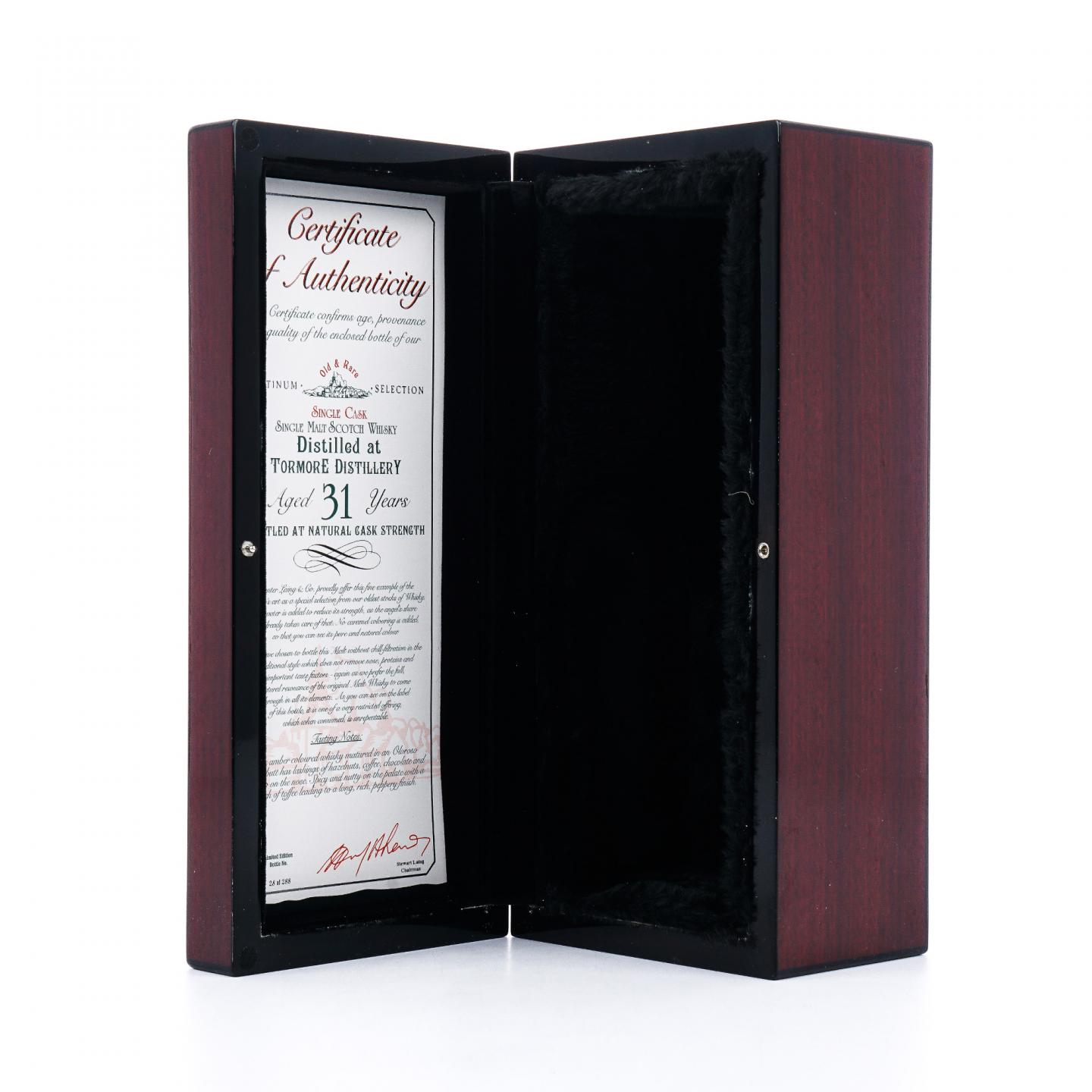 Tormore 桐摩 31年 1988-2019 单桶 Old & Rare HL