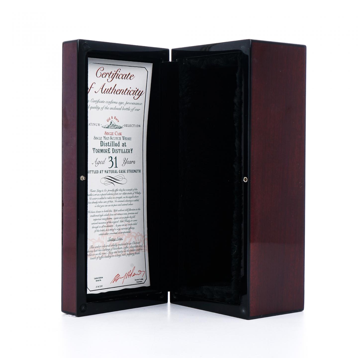 Tormore 桐摩 31年 1988-2019 Old & Rare 单桶 HL