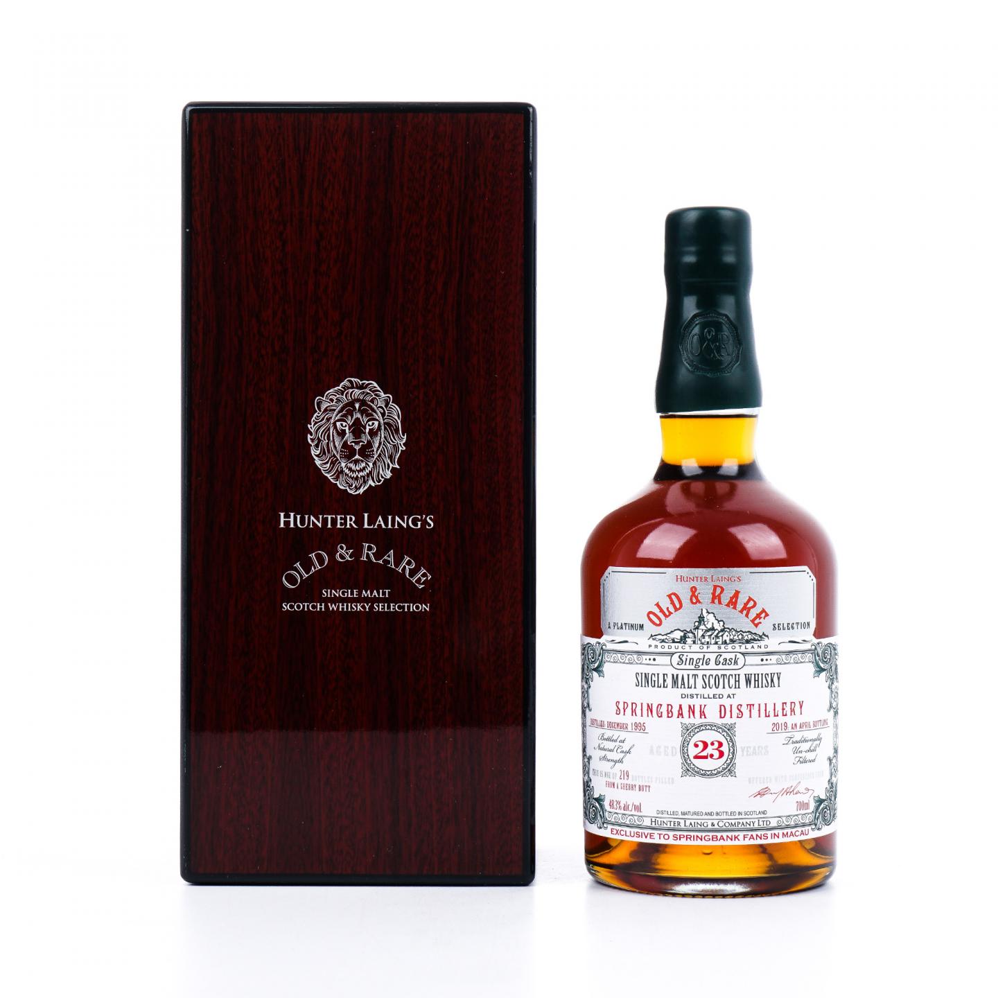 Springbank 云顶 23年 1995-2019 HL 白金系列 单桶桶强