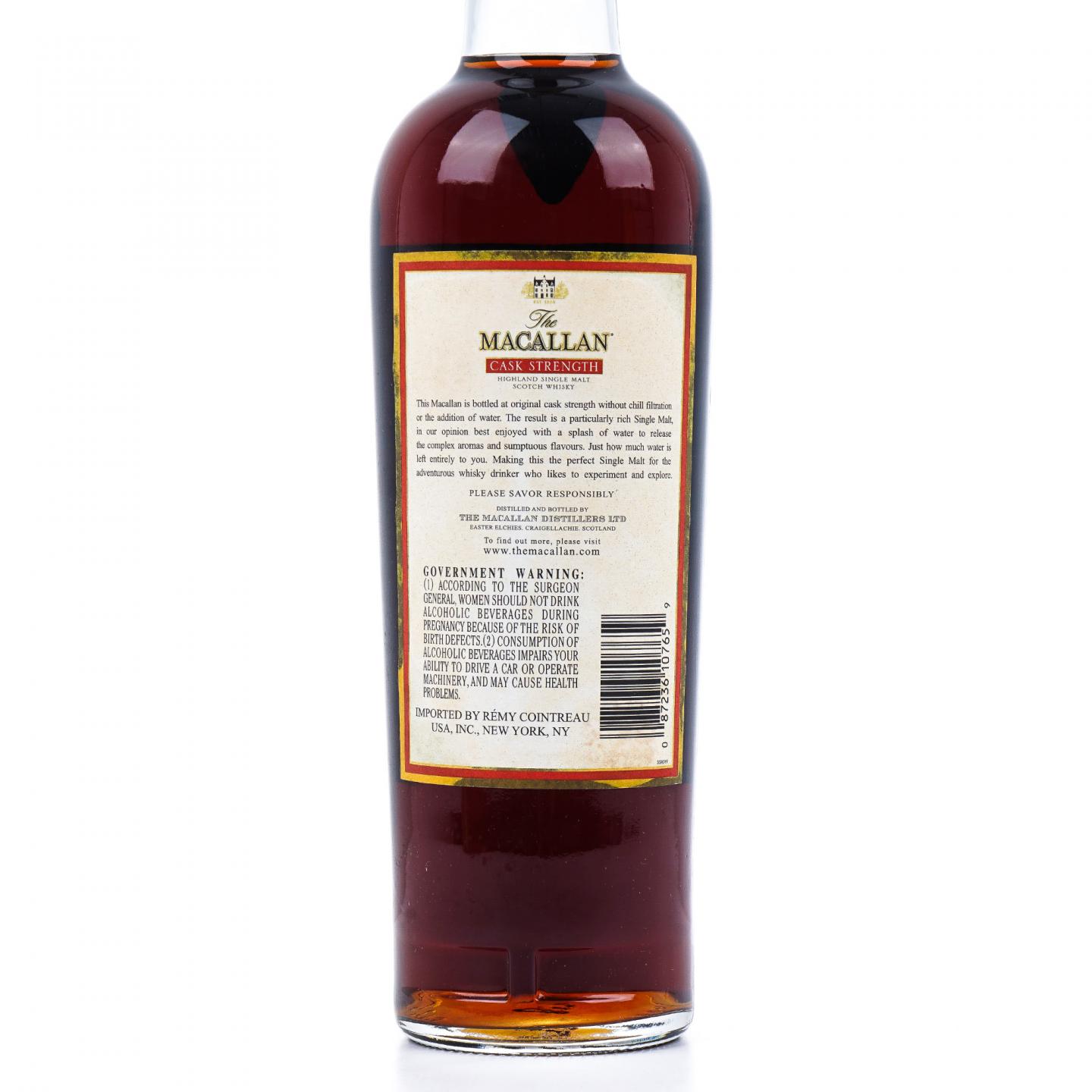 Macallan 麦卡伦 桶强 58.6% 美版 750ml