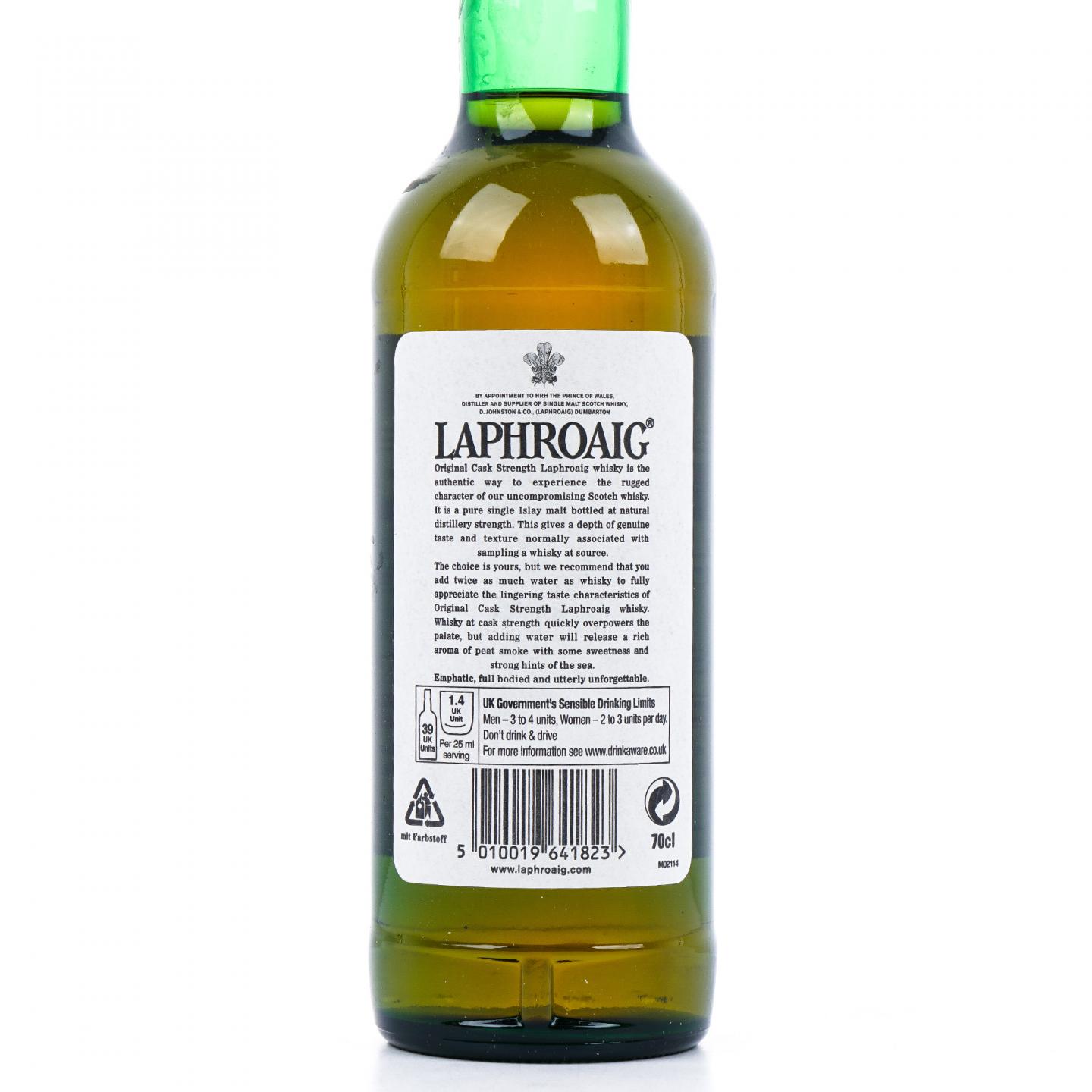 Laphroaig 拉弗格 10年 桶强 小红标 55.7%vol.