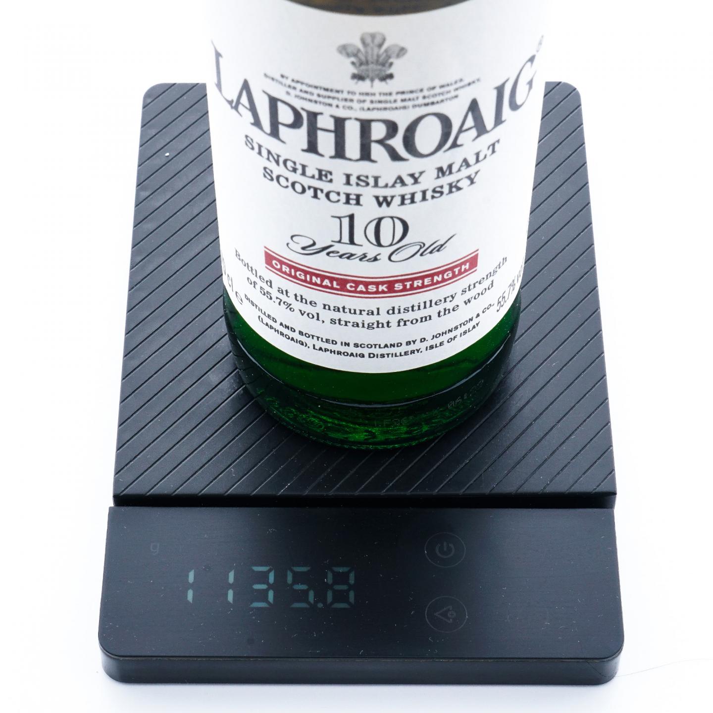 Laphroaig 拉弗格 10年 桶强 小红标 55.7%vol.