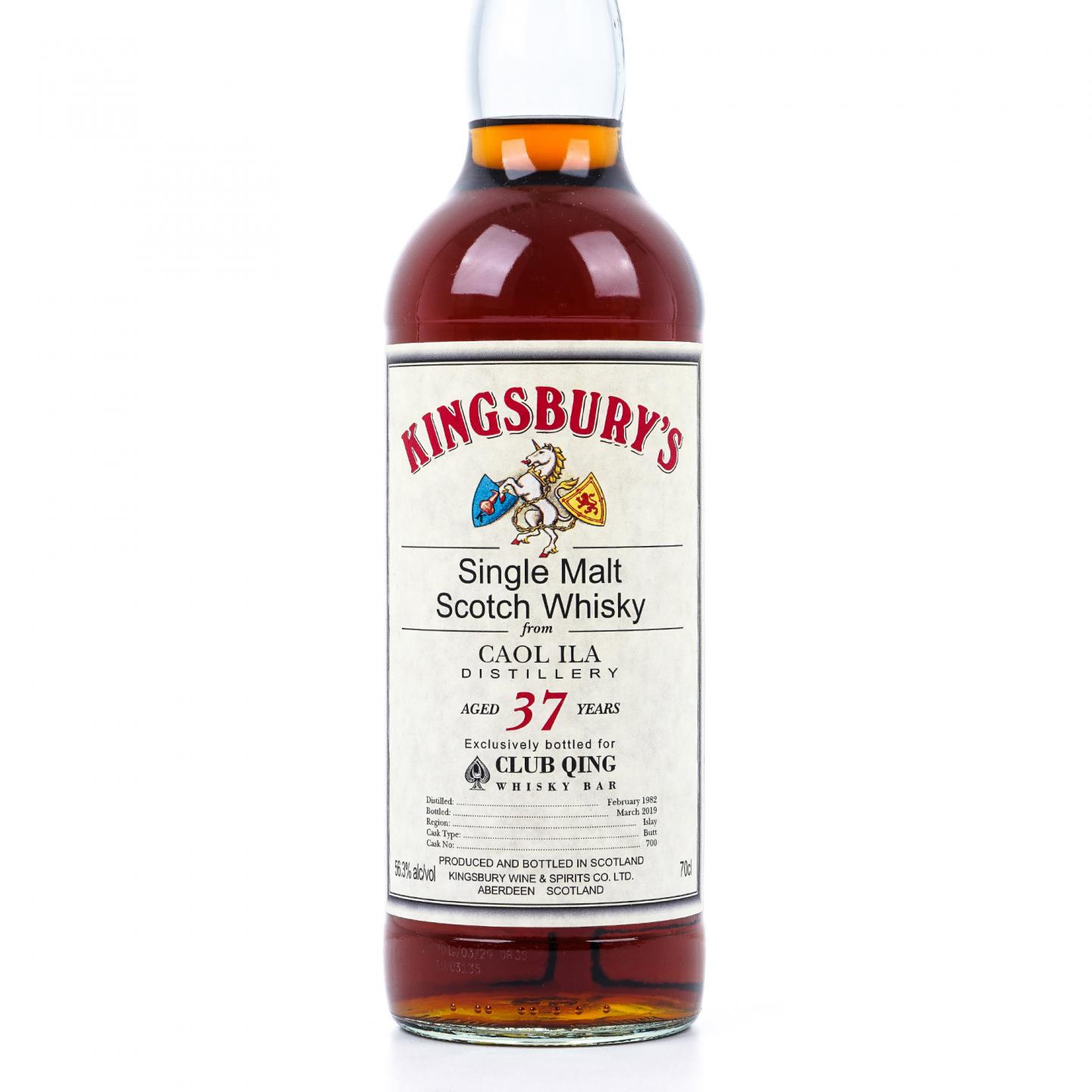 Caol Ila 卡尔里拉 37年 1982-2019 Kingsbury