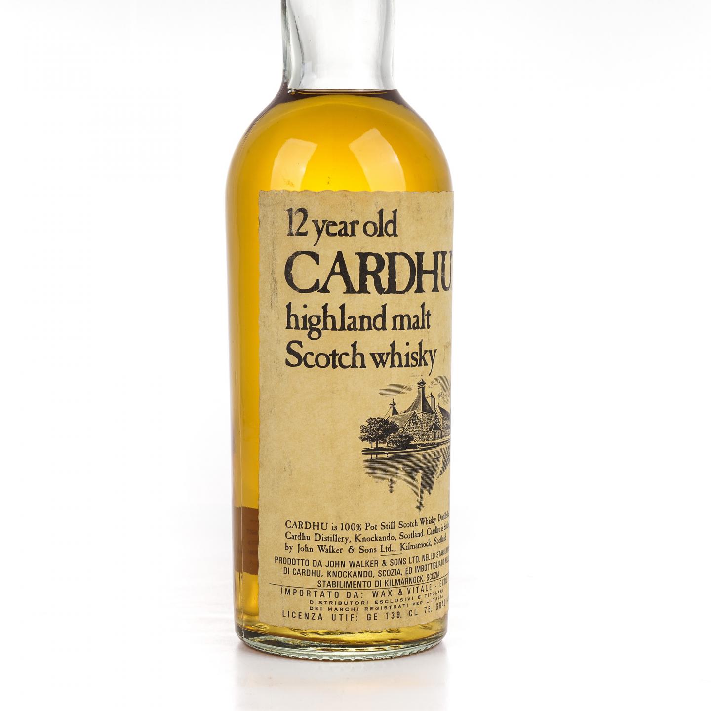 Cardhu 卡杜 12年 旧版 750ml
