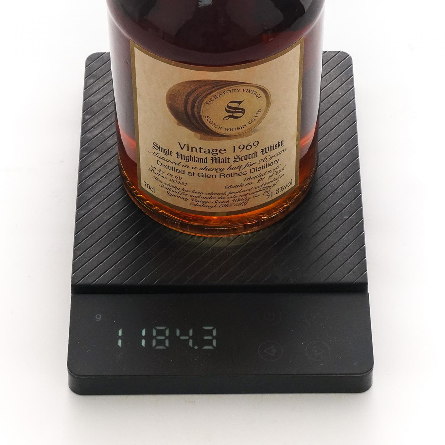 Glenrothes 格兰路思 26年 1969-1996 SV 雪莉桶#20437