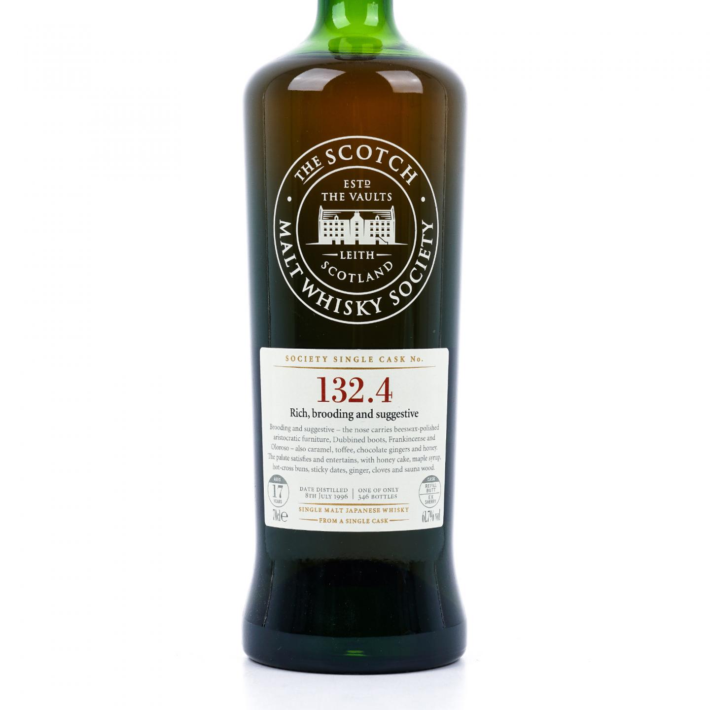 SMWS 132.4 轻井泽 17年 1996 雪莉桶