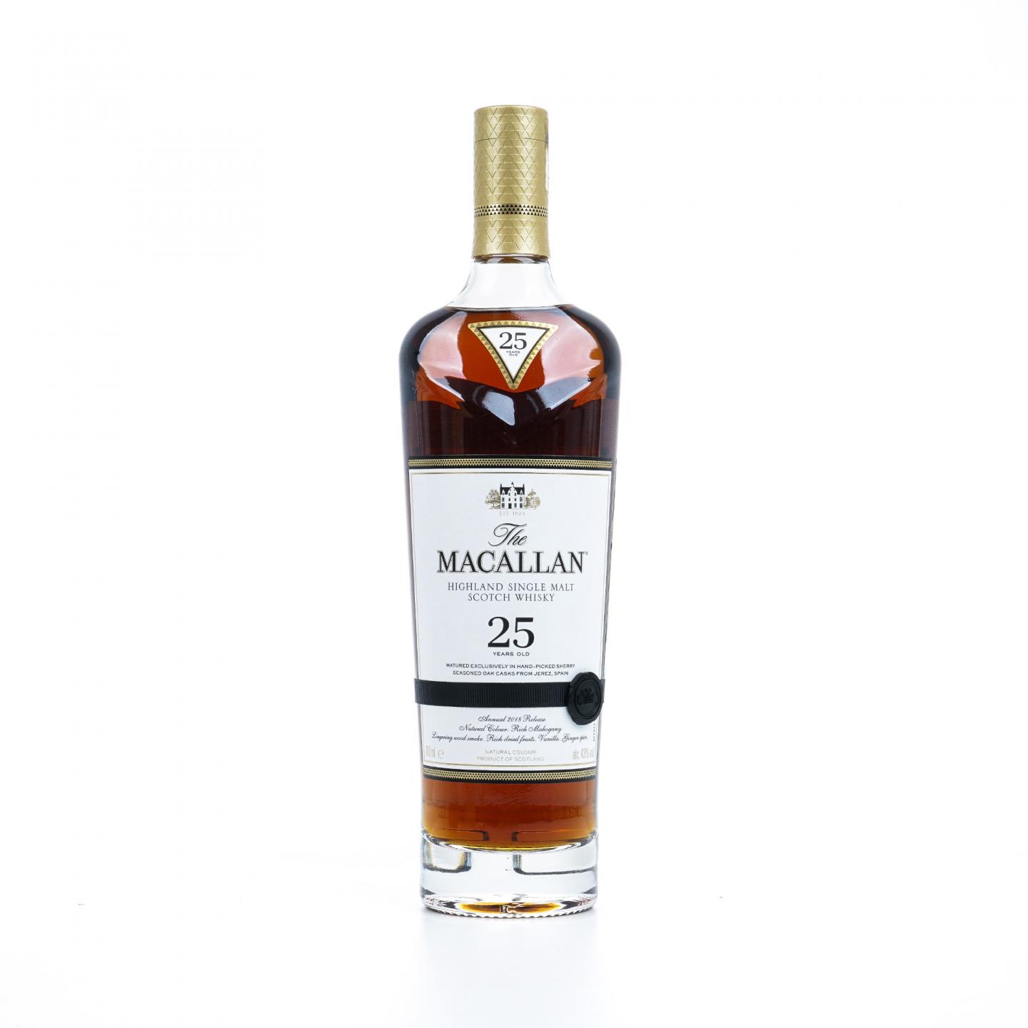 【附X光图】Macallan 麦卡伦 25年 2018 黑腰带