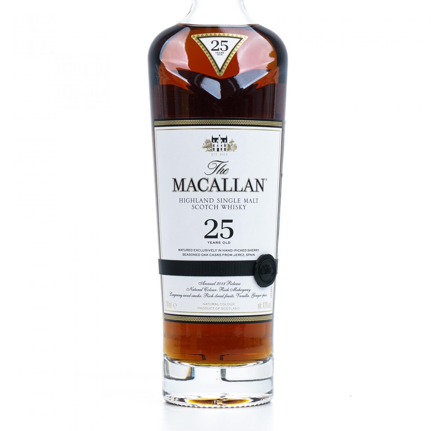 【附X光图】Macallan 麦卡伦 25年 2018 黑腰带