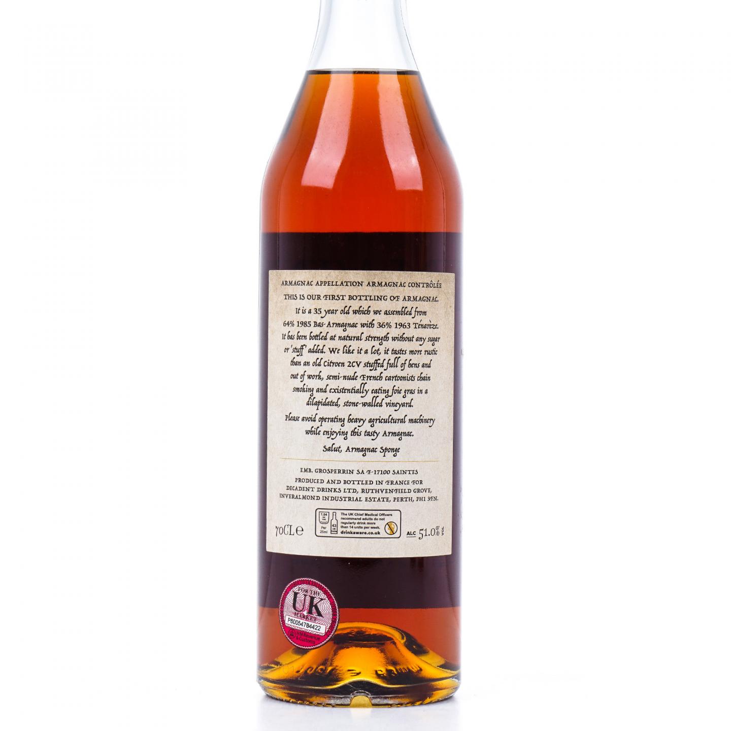 Armagnac 雅文邑 35年 2021 Sponge