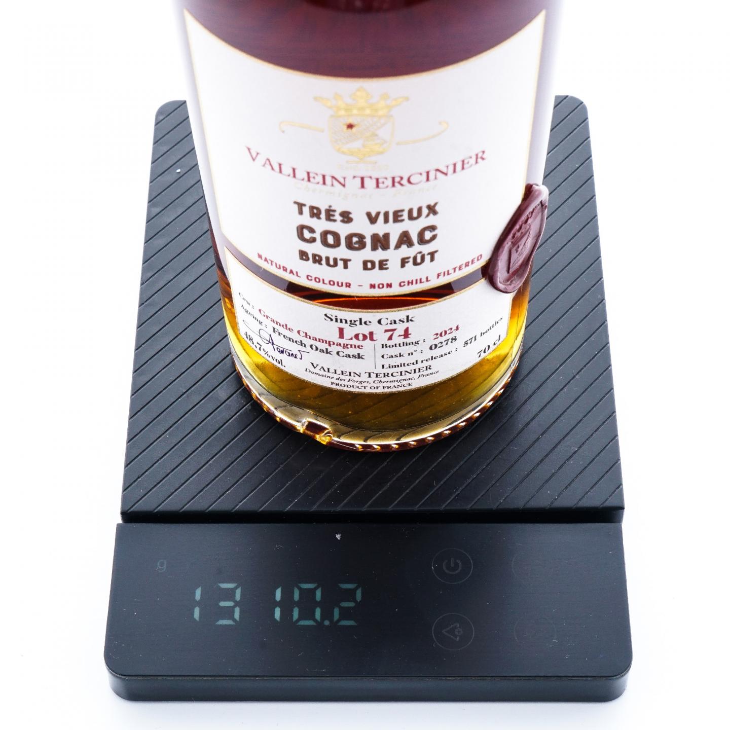 Vallein Tercinier 干邑 2024 Lot 74 大香槟区
