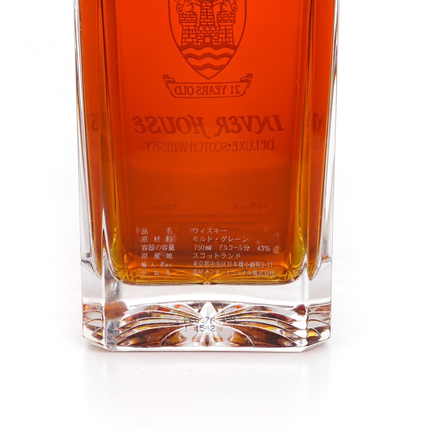 Inver House 21年 奢华水晶瓶 调和 750ml