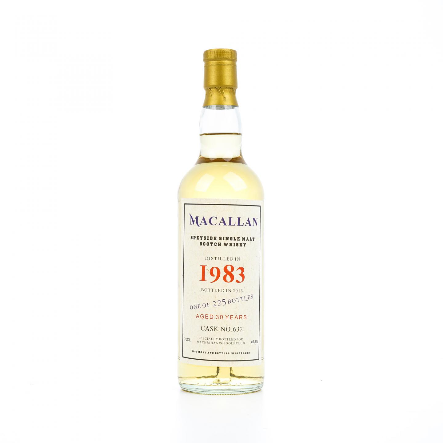 秘密斯佩塞 30年 1983-2013 Machrihanish高尔夫俱乐部 桶号#632 木盒