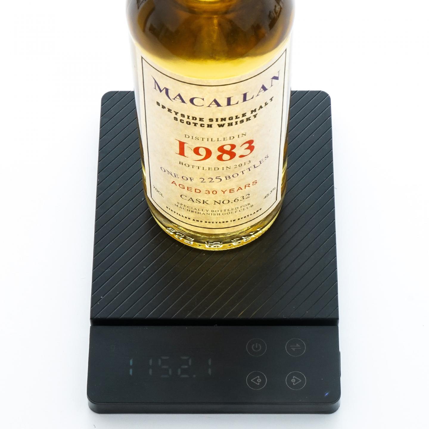 秘密斯佩塞 30年 1983-2013 Machrihanish高尔夫俱乐部 桶号#632 木盒