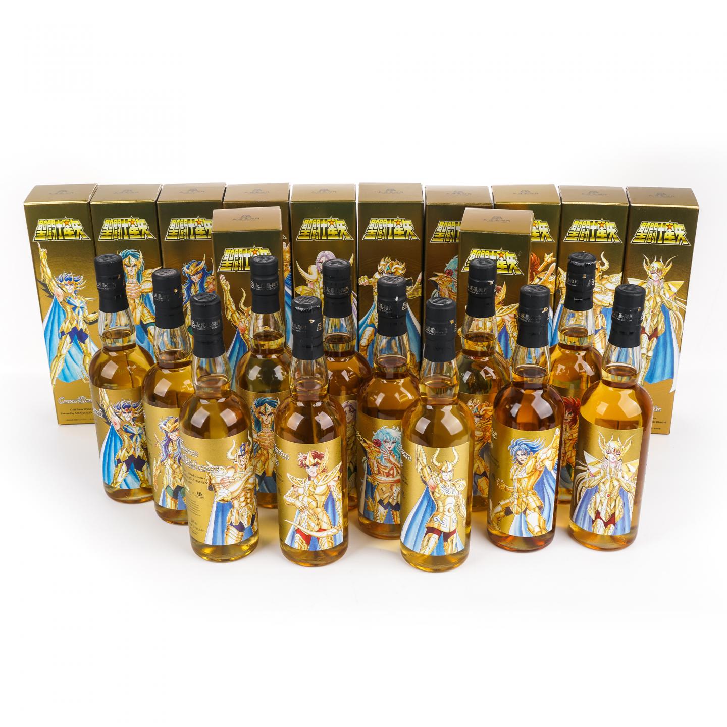 长滨 黄金圣斗士威士忌系列套装 12瓶组