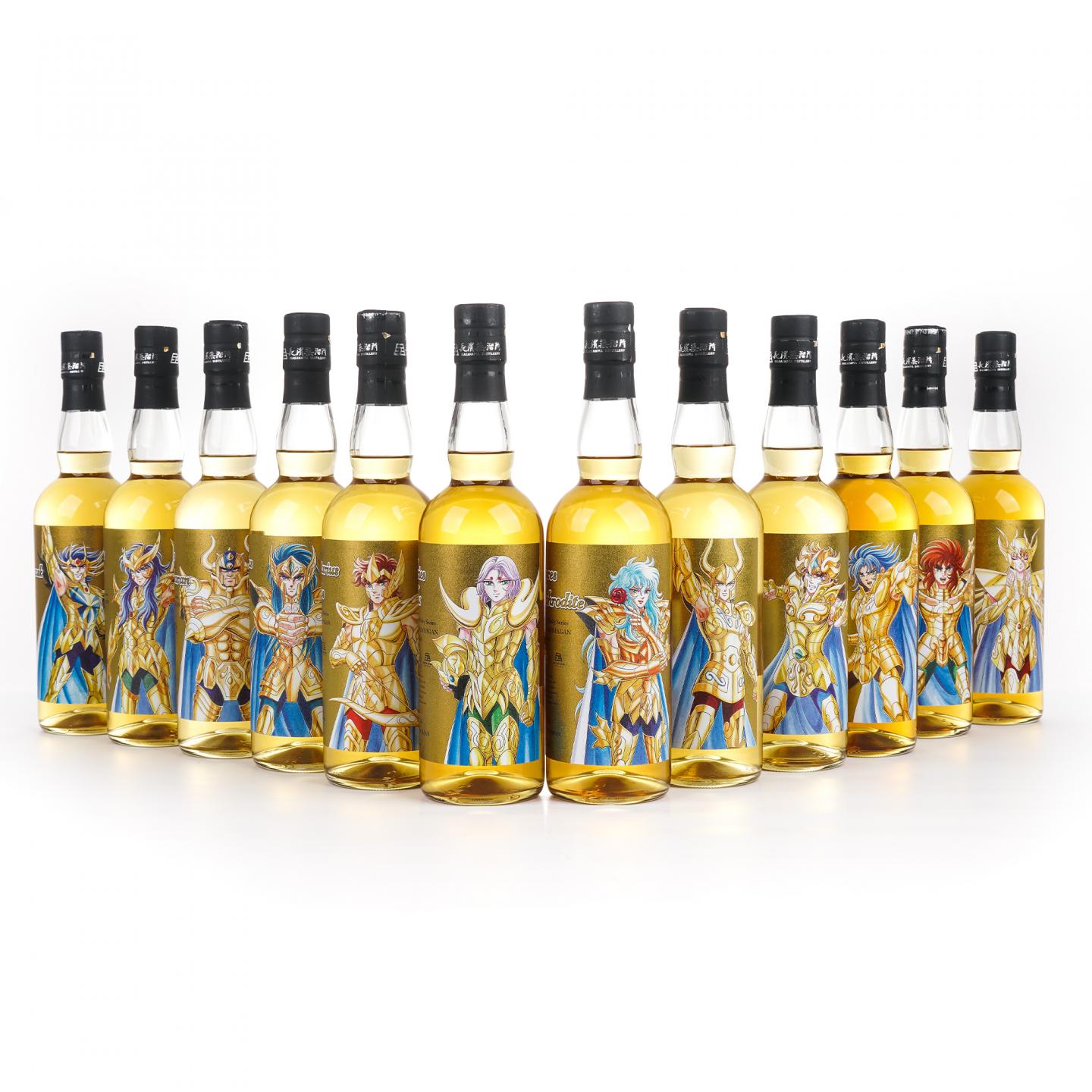 长滨 黄金圣斗士威士忌系列套装 12瓶组