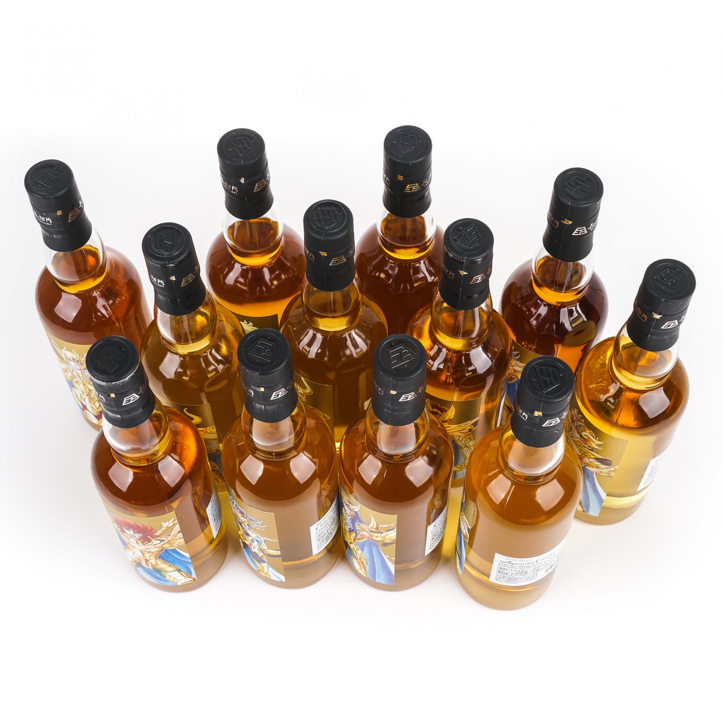 长滨 黄金圣斗士威士忌系列套装 12瓶组