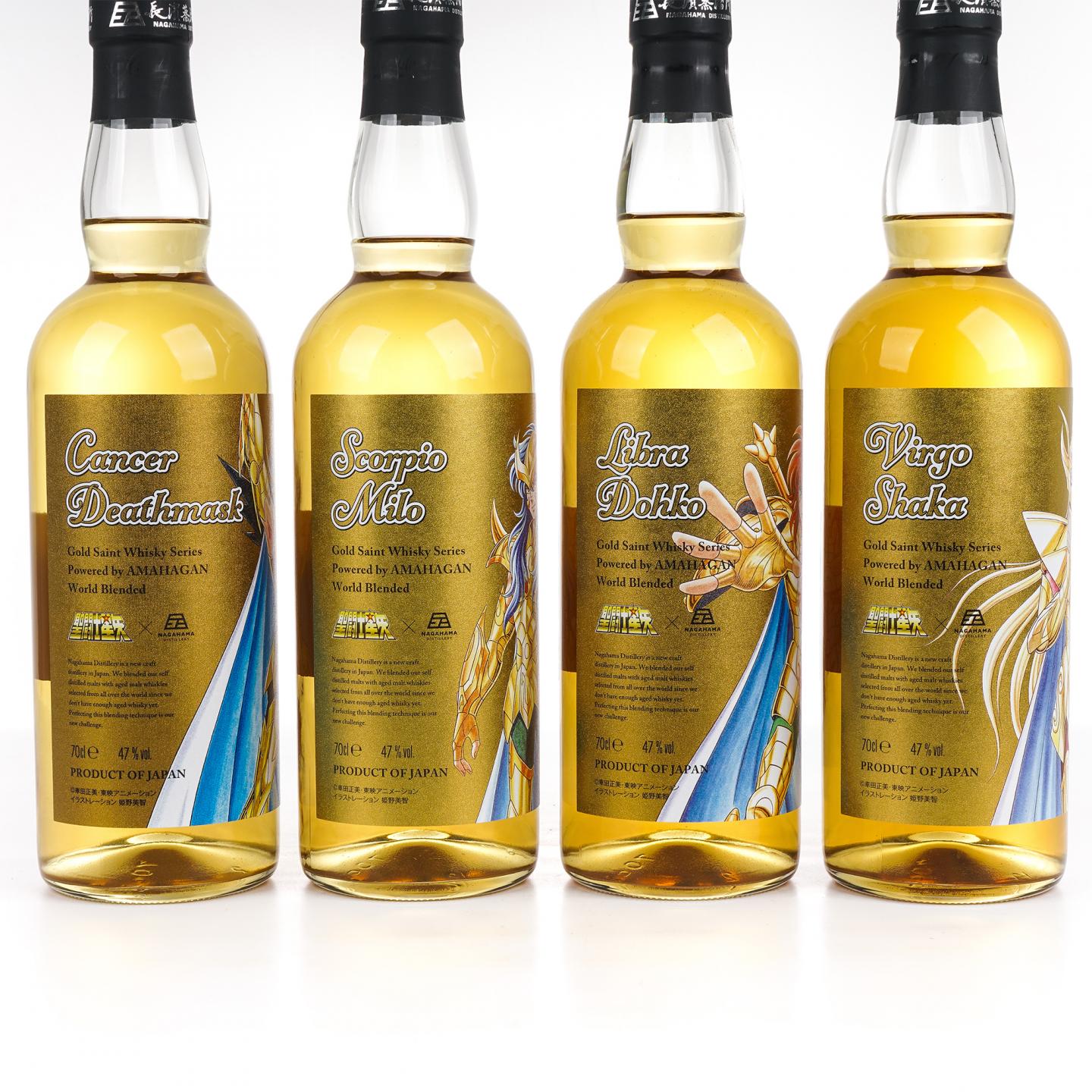 长滨 黄金圣斗士威士忌系列套装 12瓶组