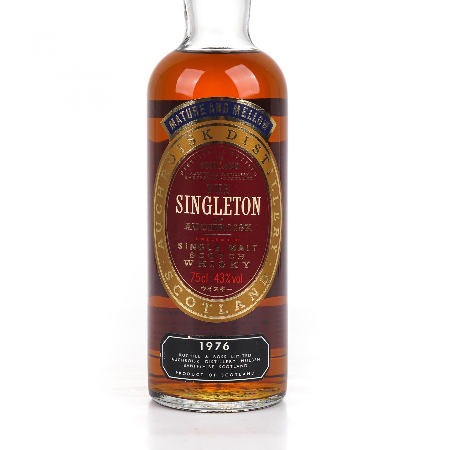 Auchroisk 奥克罗斯克 1976-1990 Singleton 750ml
