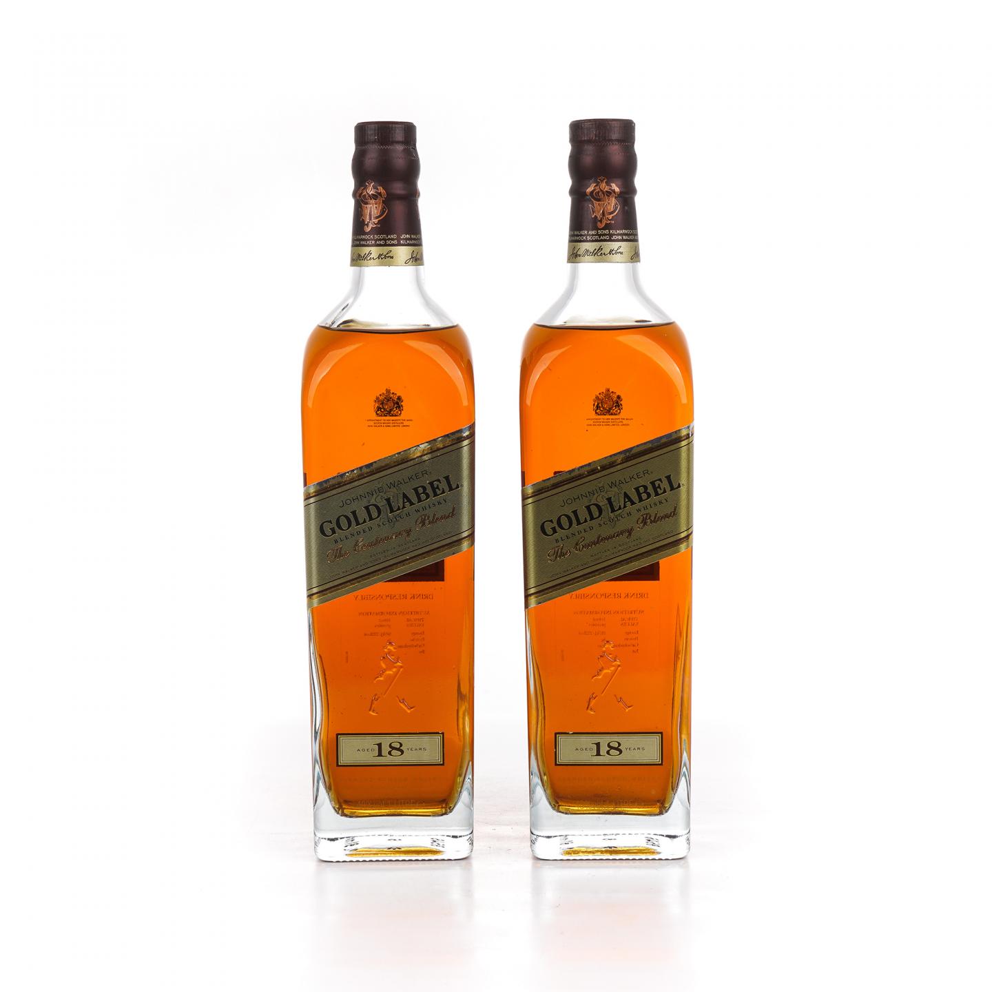 Johnnie Walker 尊尼获加 18年 Gold Label 1000ml*2