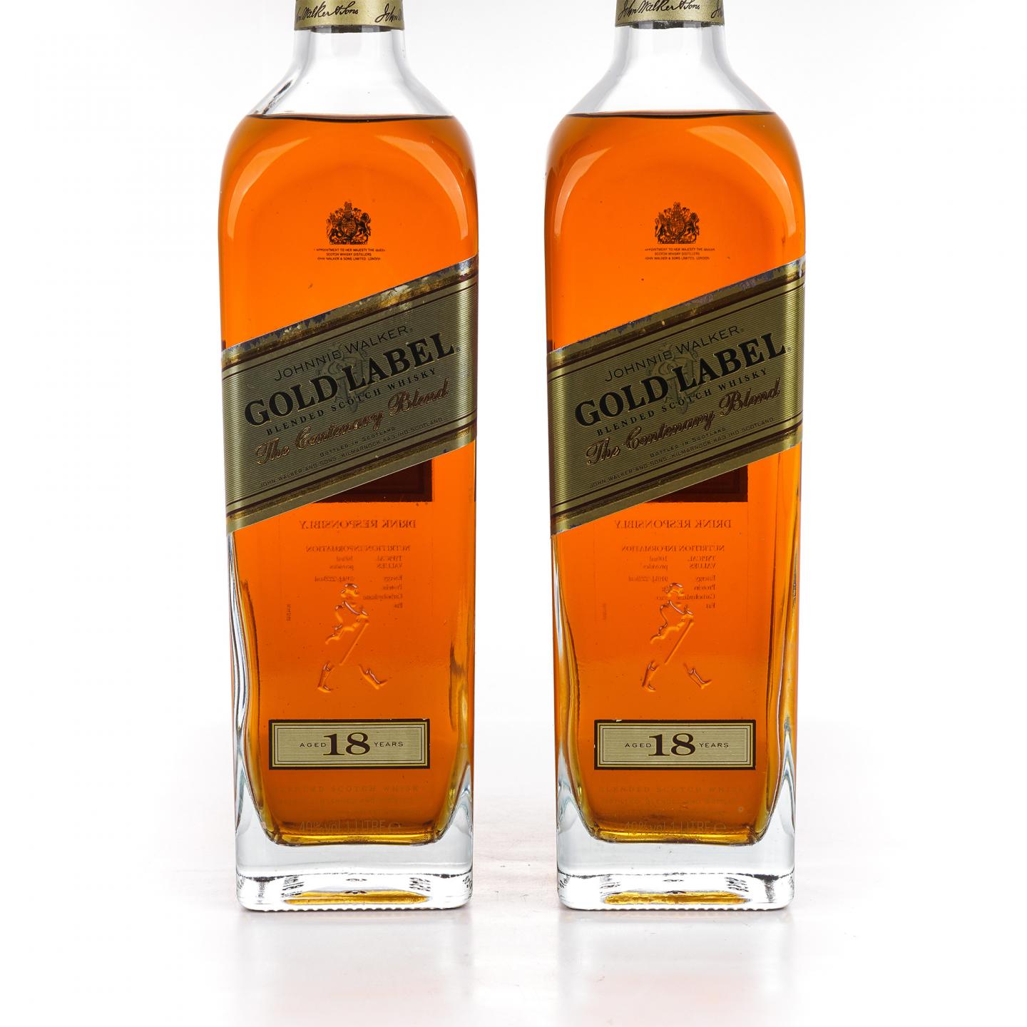 Johnnie Walker 尊尼获加 18年 Gold Label 1000ml*2
