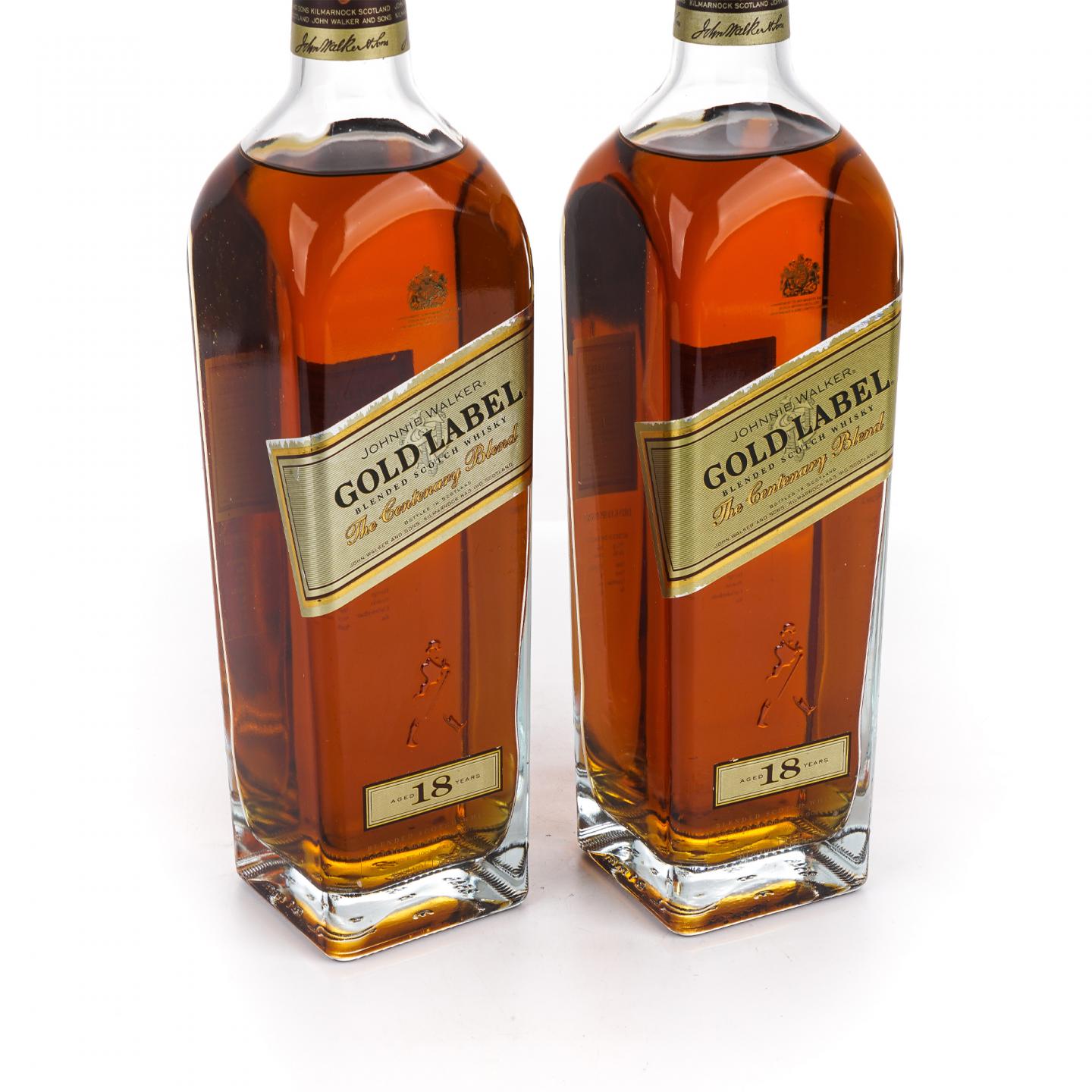 Johnnie Walker 尊尼获加 18年 Gold Label 1000ml*2