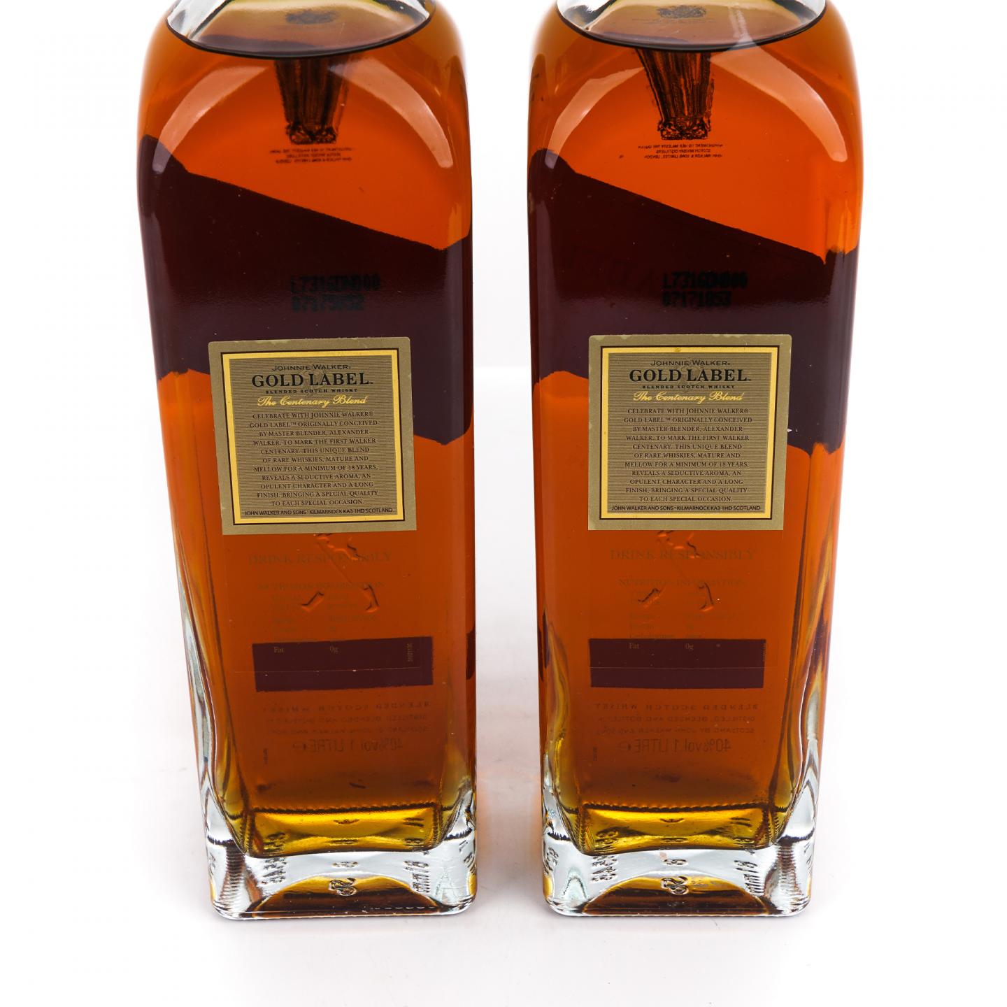 Johnnie Walker 尊尼获加 18年 Gold Label 1000ml*2