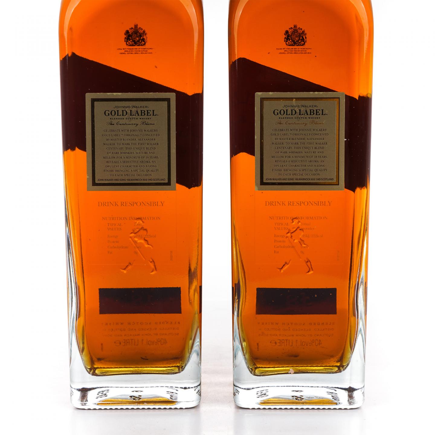 Johnnie Walker 尊尼获加 18年 Gold Label 1000ml*2