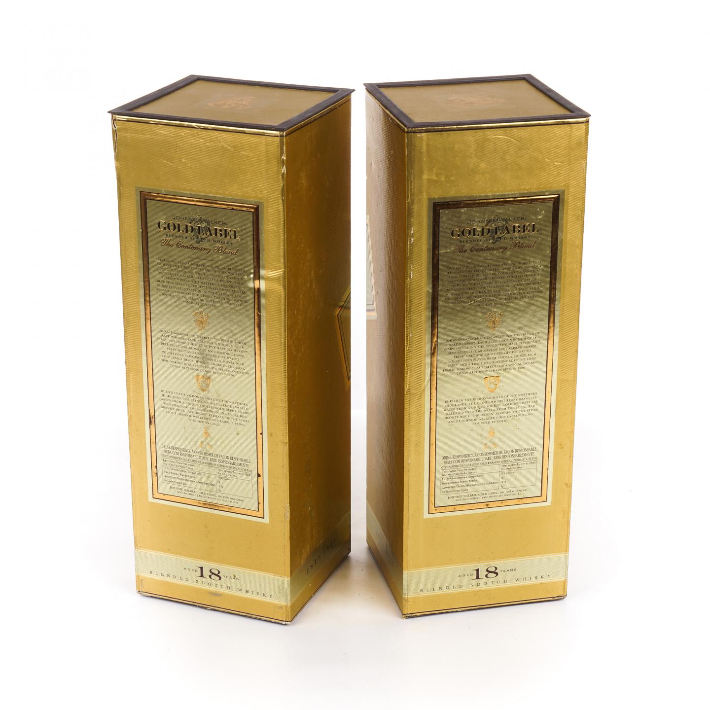 Johnnie Walker 尊尼获加 18年 Gold Label 1000ml*2