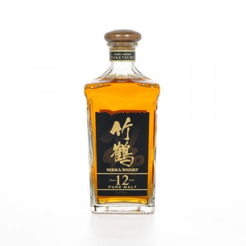 竹鹤 12年 Pure Malt 角瓶 660ml