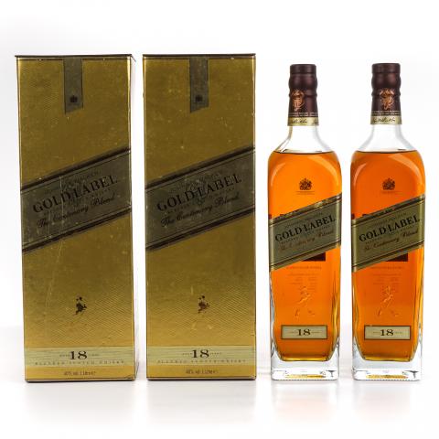 Johnnie Walker 尊尼获加 18年 Gold Label 1000ml*2