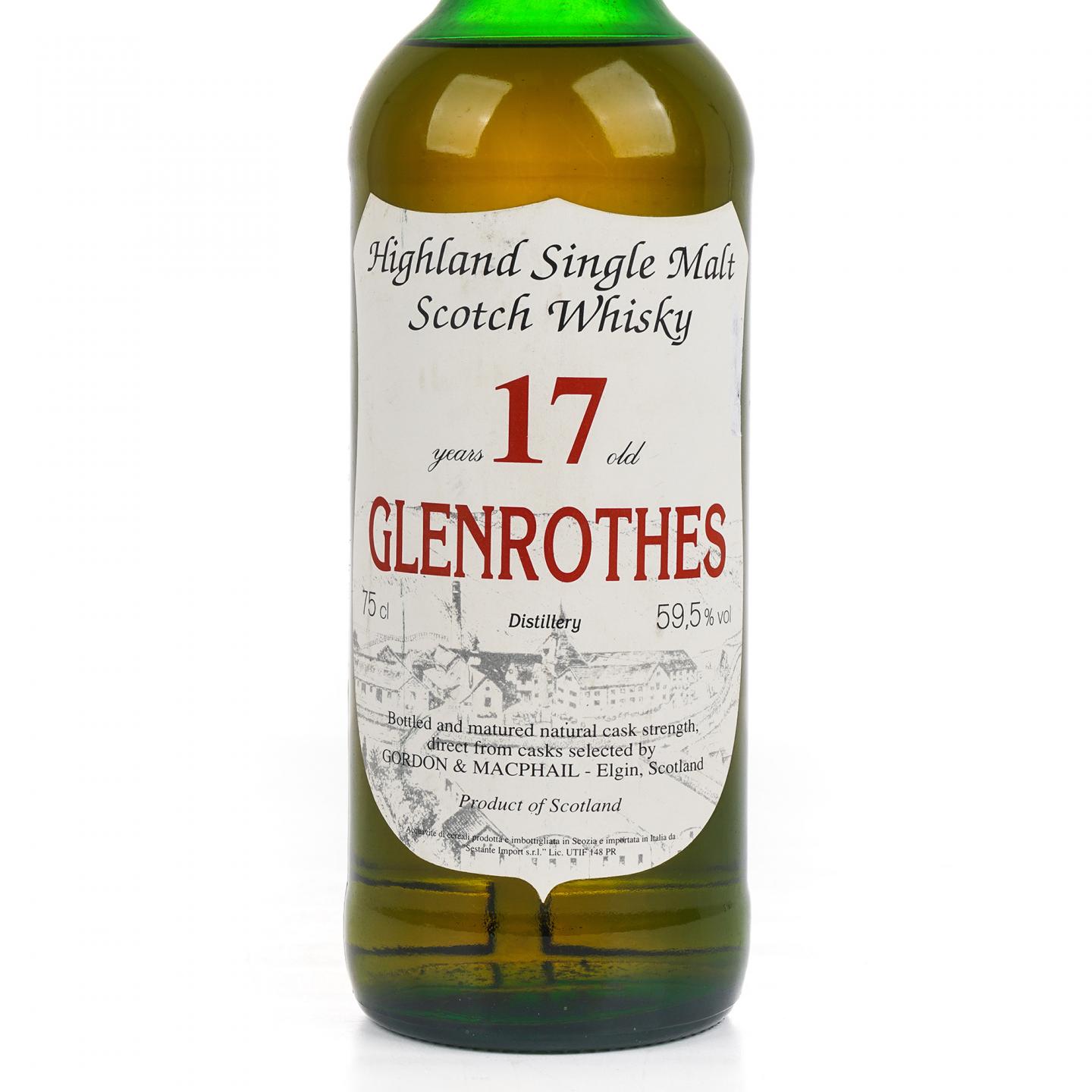 Glenrothes 格兰路思 17年 1980s 桶强 GM 750ml Sestante