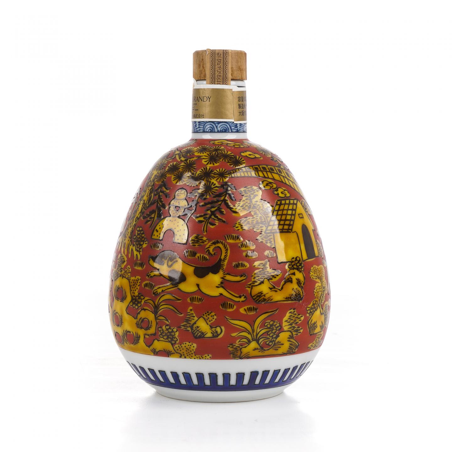 三得利 白兰地 金花标 瓷瓶 600ml