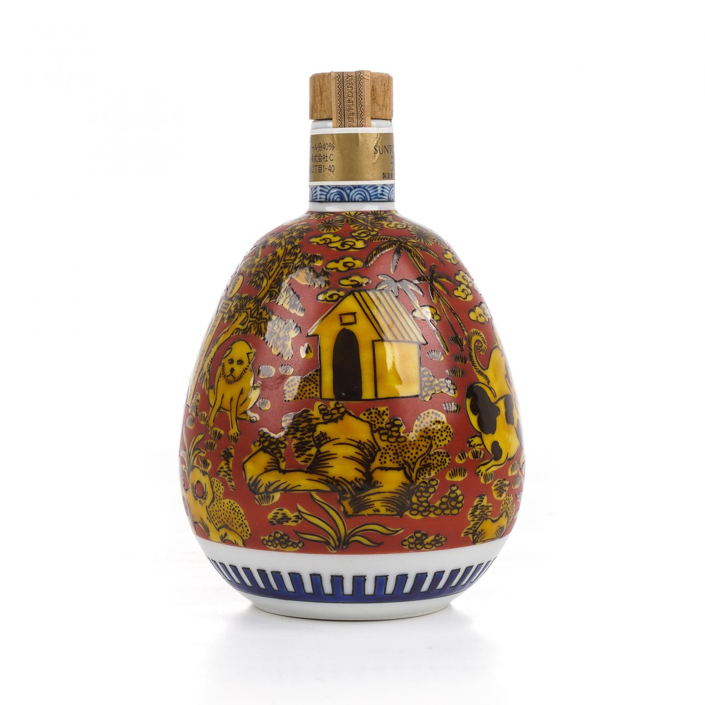 三得利 白兰地 金花标 瓷瓶 600ml