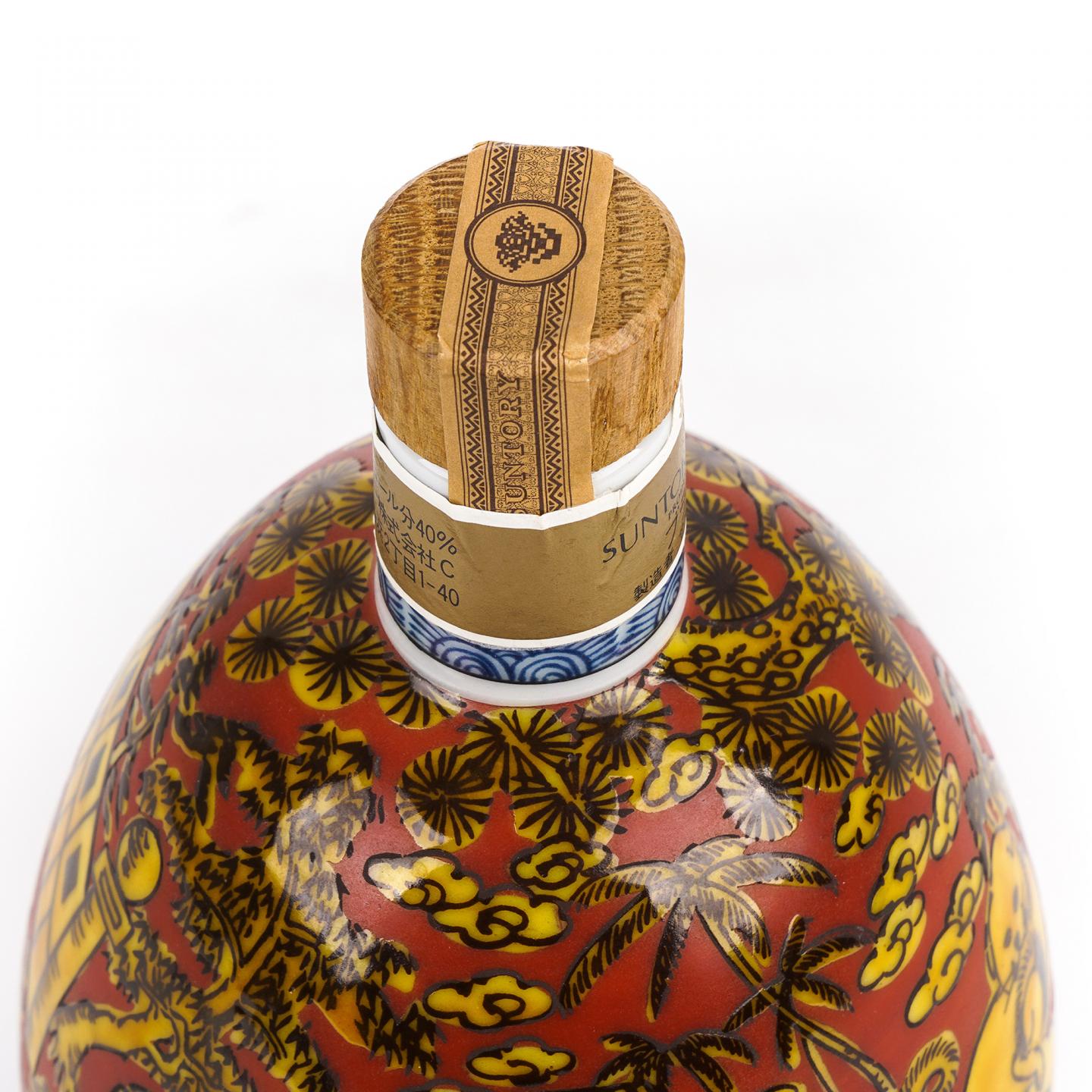 三得利 白兰地 金花标 瓷瓶 600ml