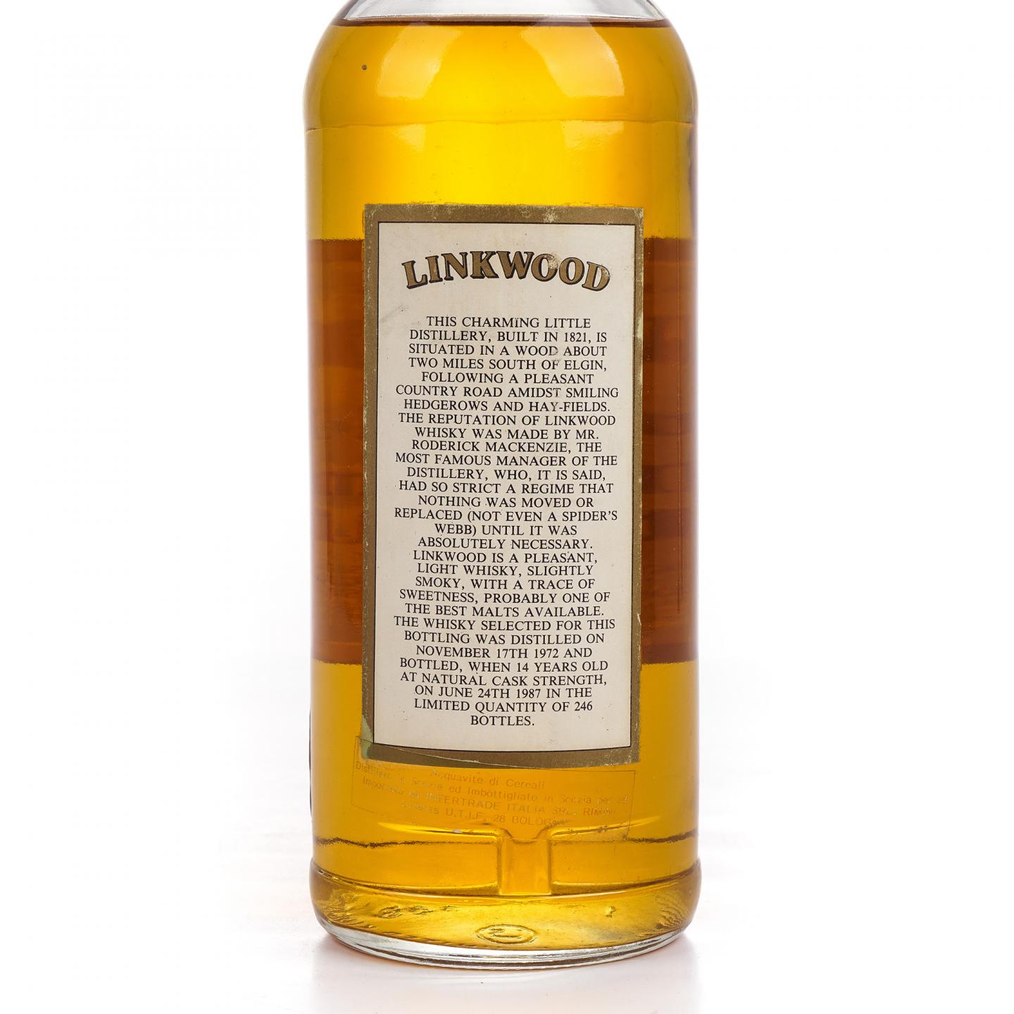 Linkwood 林可伍德 14年 1972-1987 GM 桶强 750ml