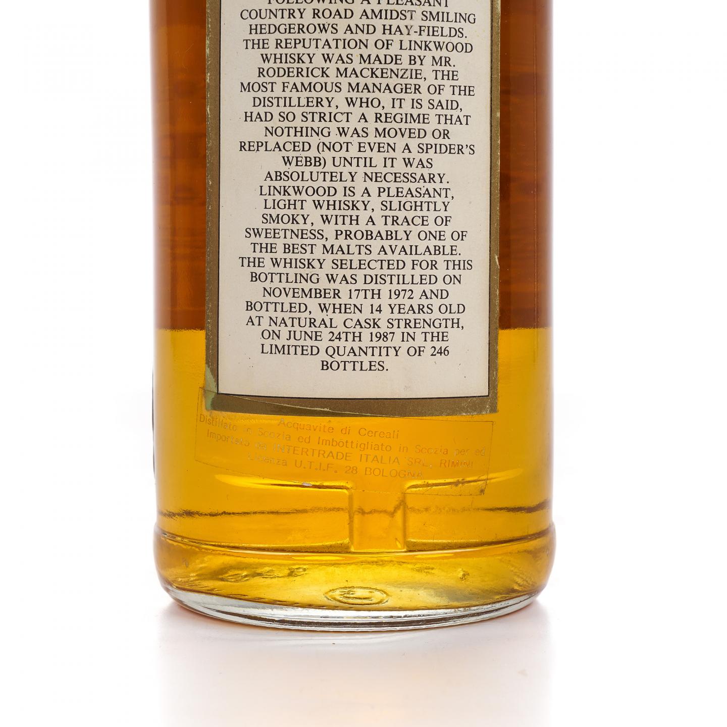 Linkwood 林可伍德 14年 1972-1987 GM 桶强 750ml