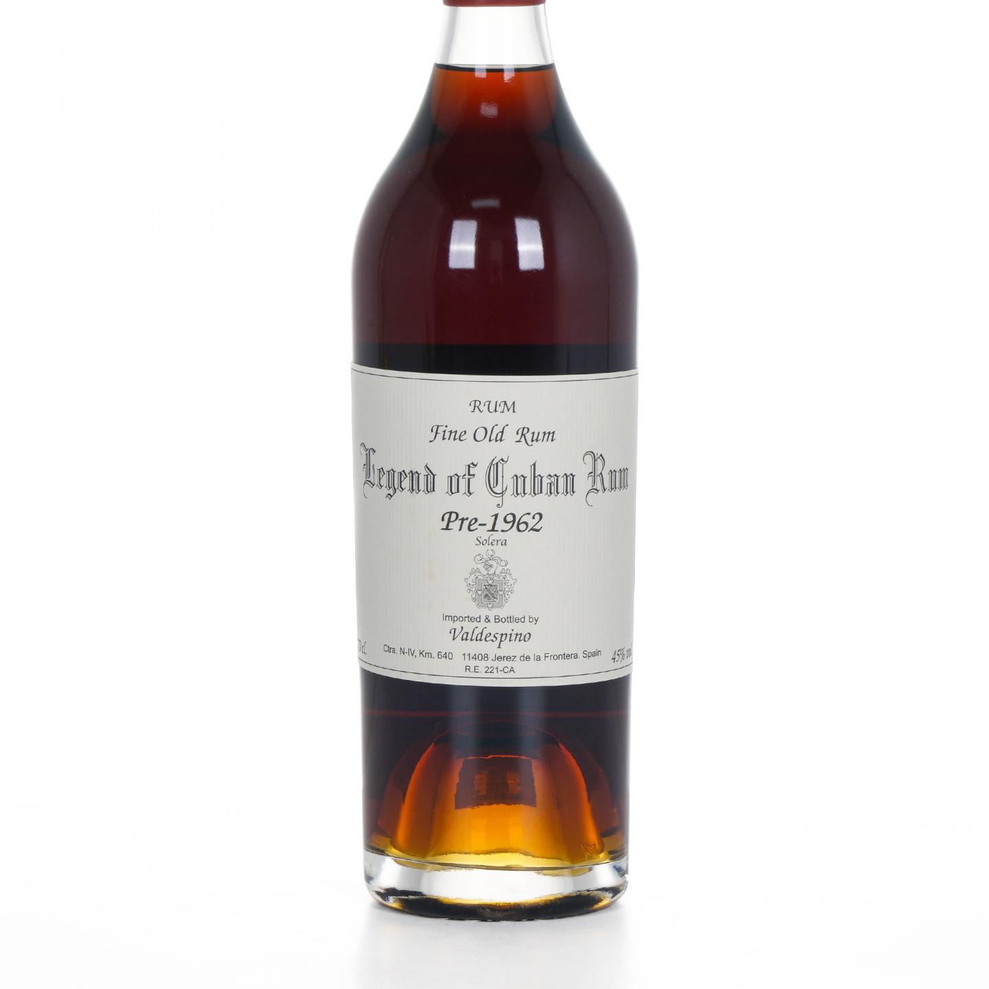 Valdespino Legend of Cuban Rum Pre-1962 朗姆酒 45%Vol.