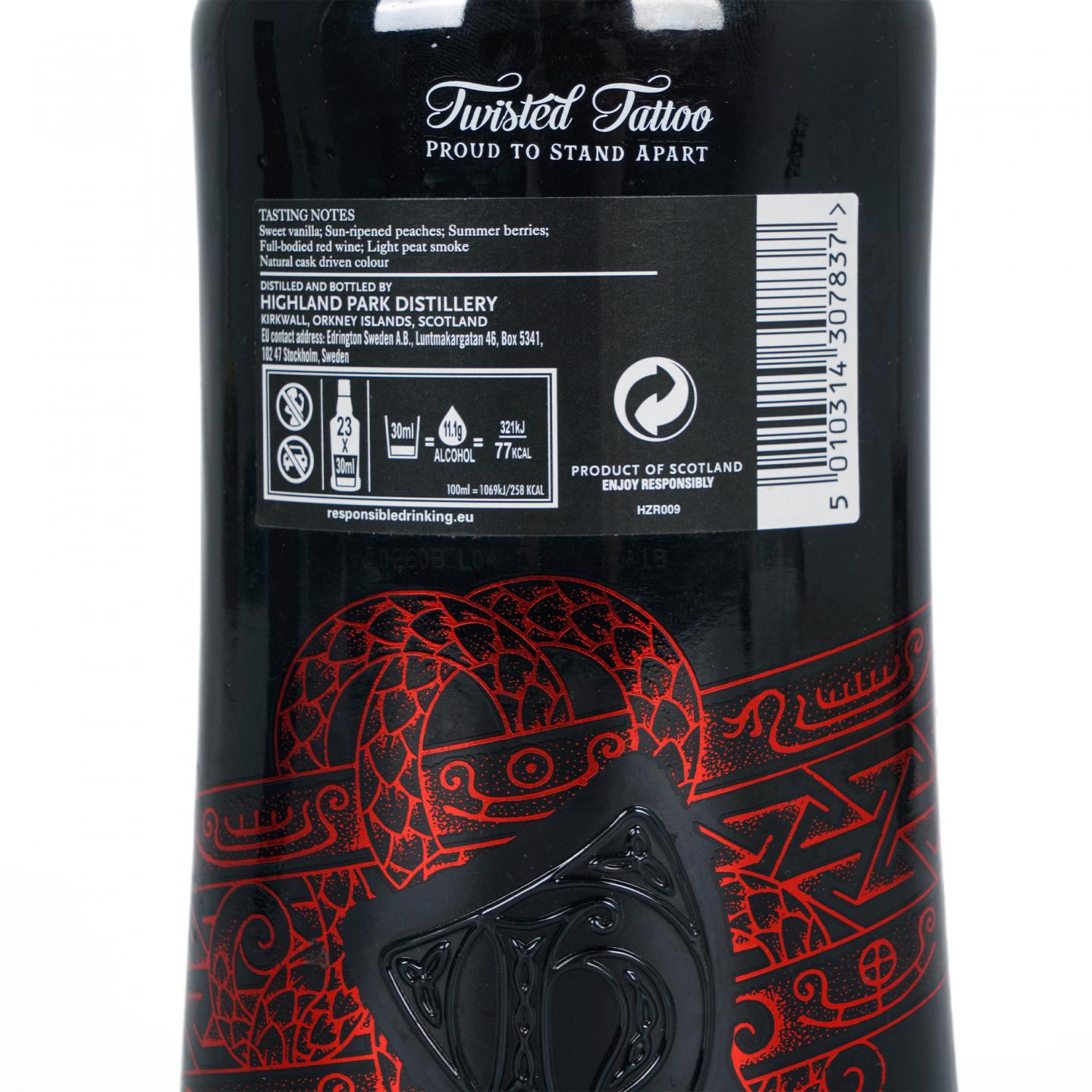 Highland Park 高原骑士 16年 Twisted Tattoo 46.7%Vol.