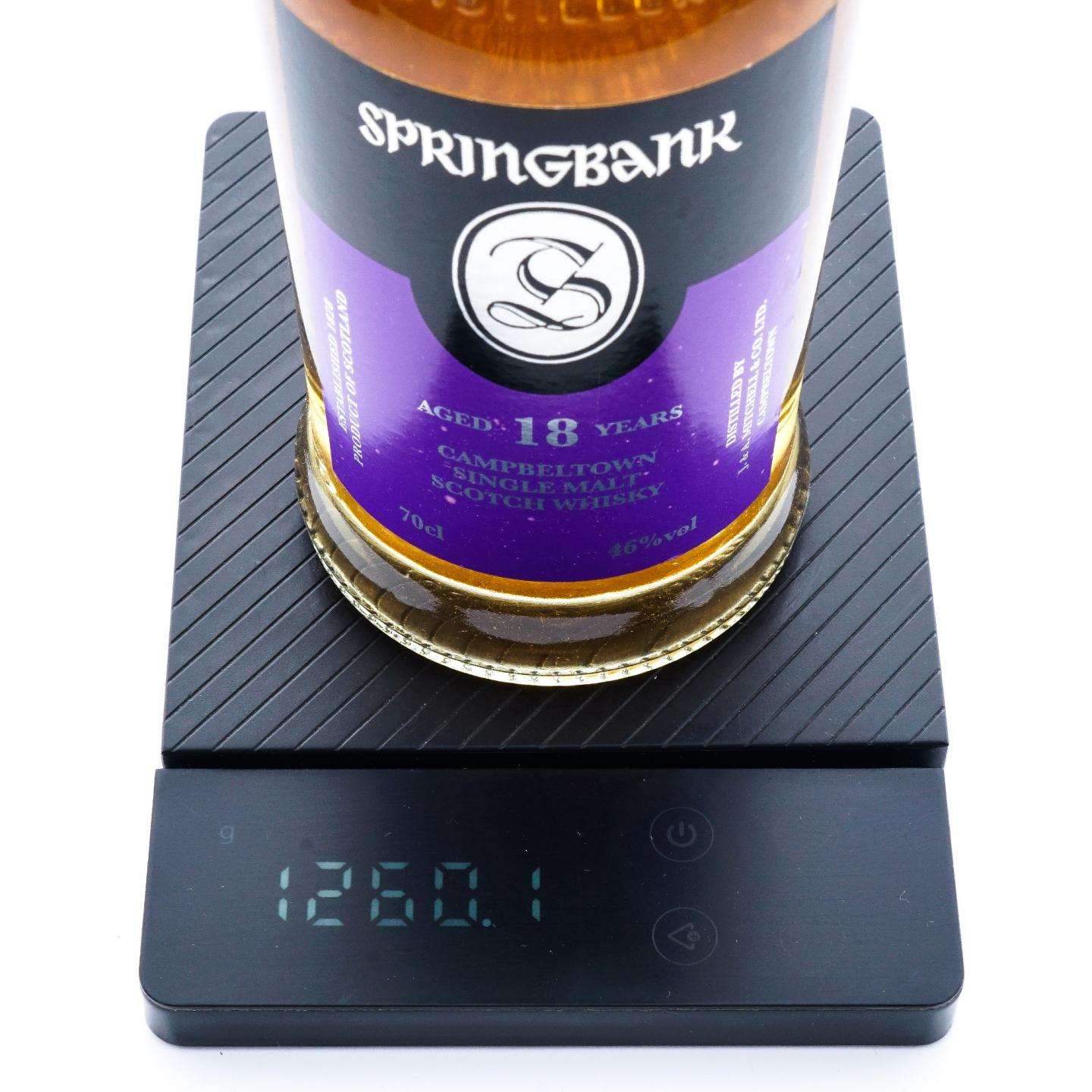 Springbank 云顶 18年 2018