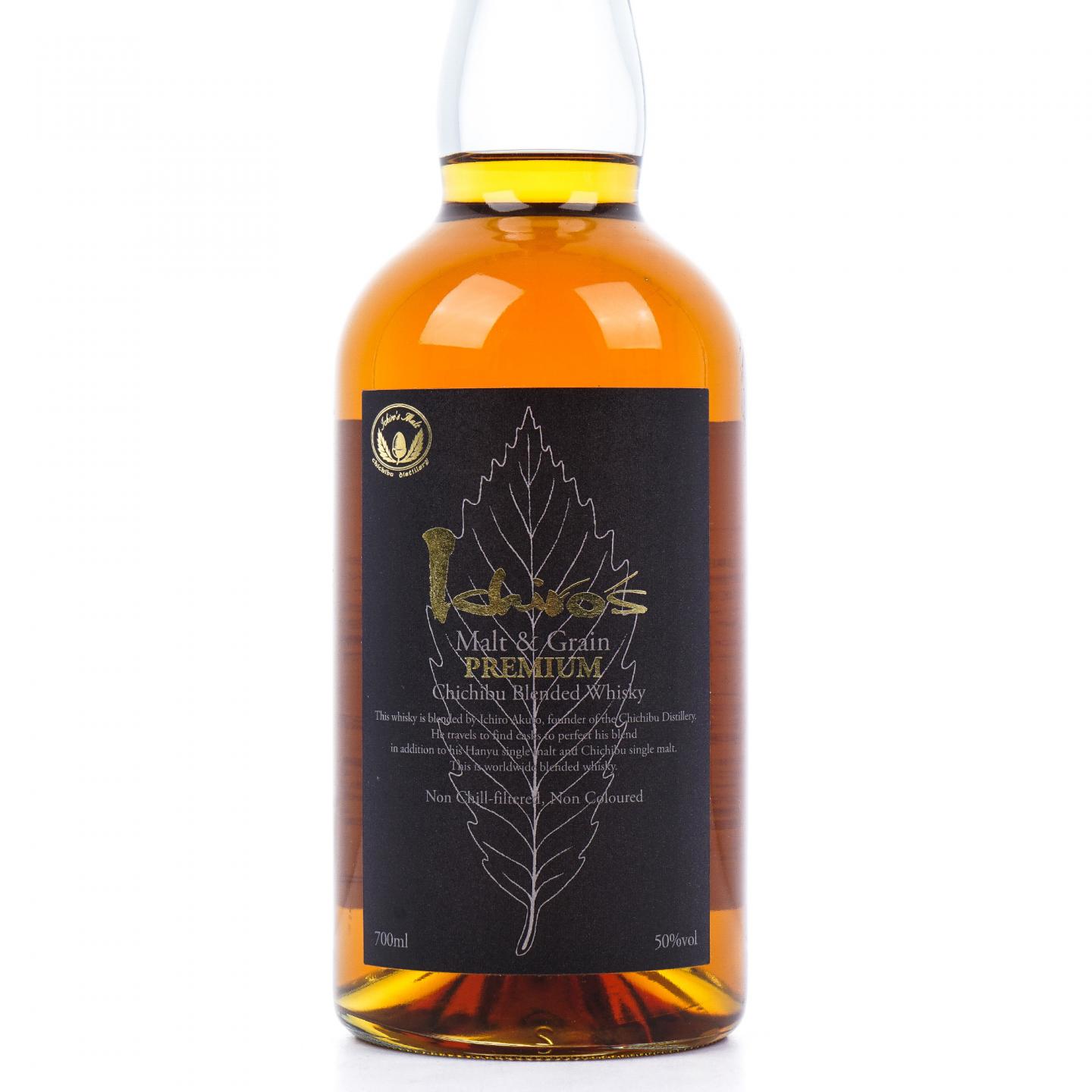 秩父 Ichiro's Malt & Grain Premium 黑叶 调和 50%