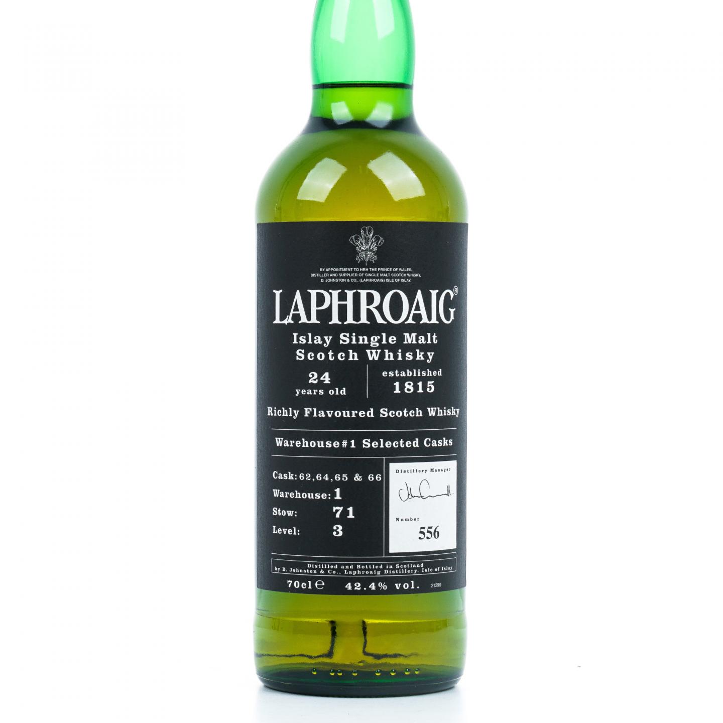 Laphroaig 拉弗格 24年 Warehouse #1 No.556